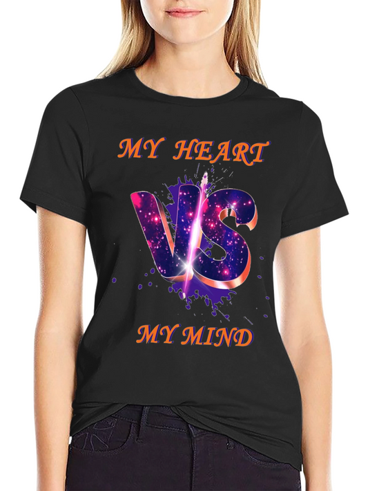 My Heart VS My Mind Graphic T-Shirt