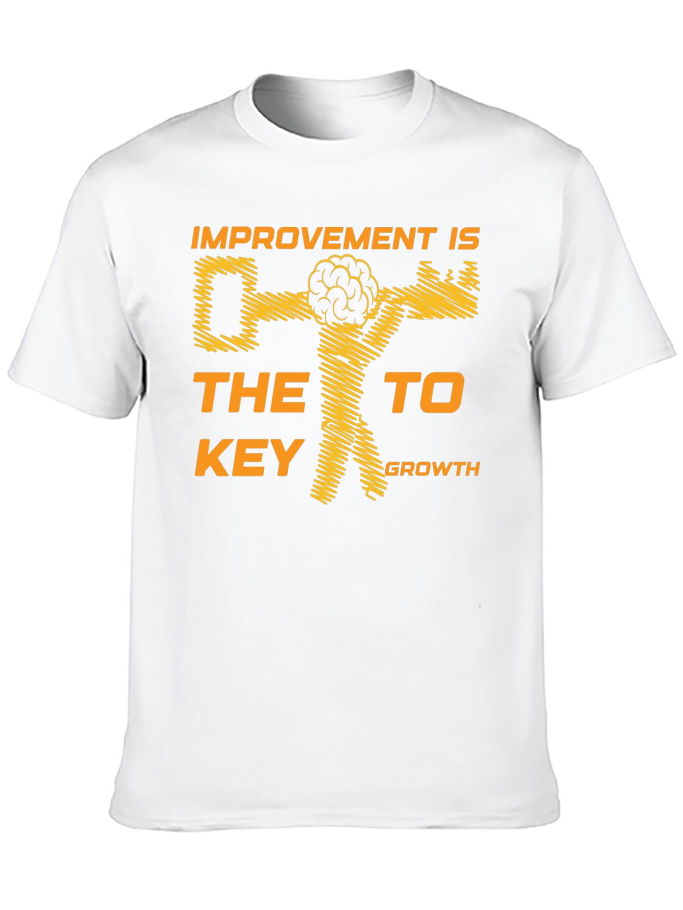 Improvement Key to Growth Graphic T-Shirt