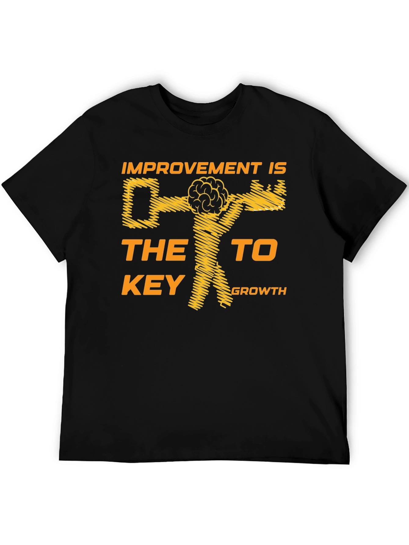 Improvement Key to Growth Graphic T-Shirt