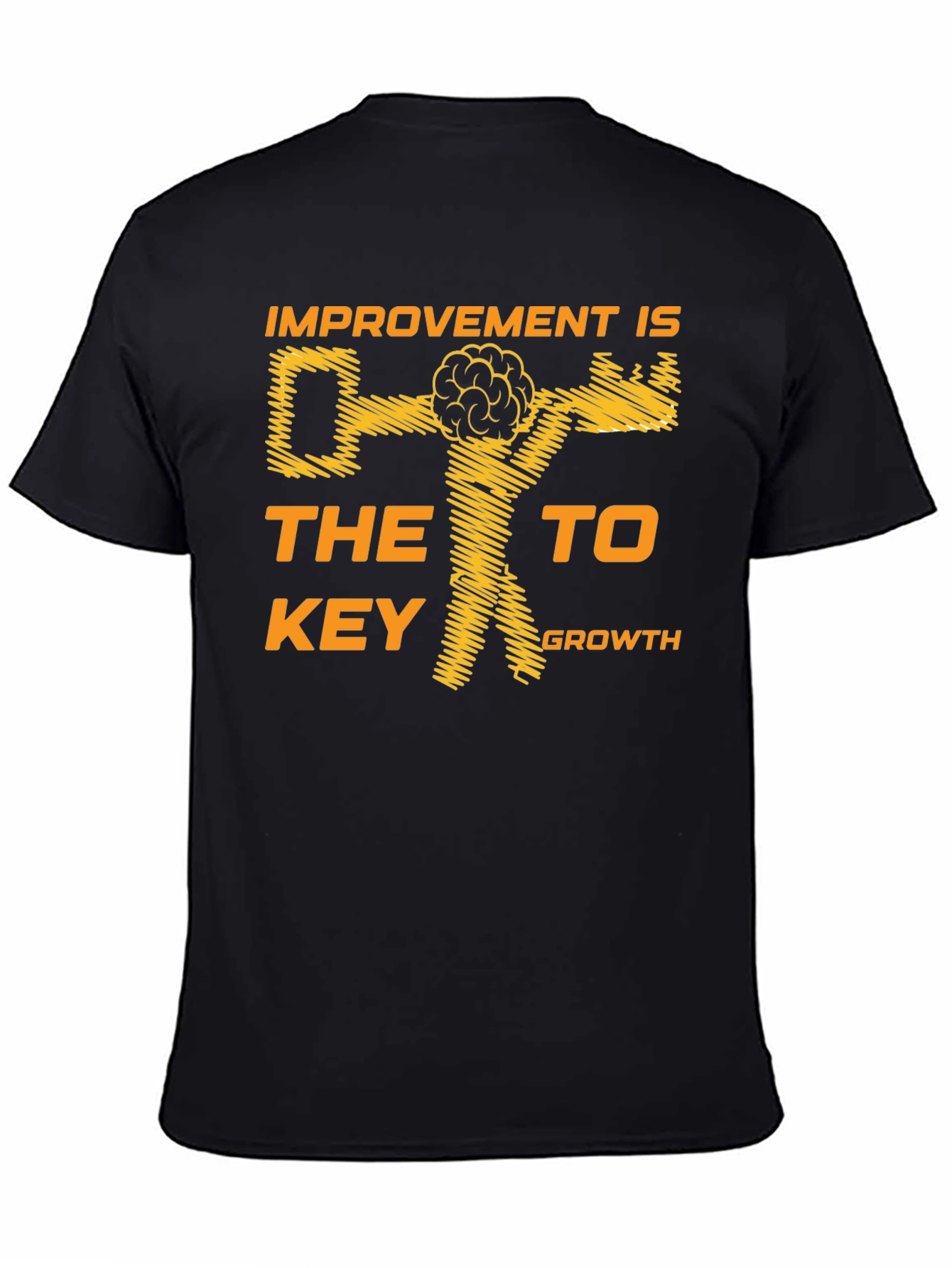 Improvement Key to Growth Graphic T-Shirt