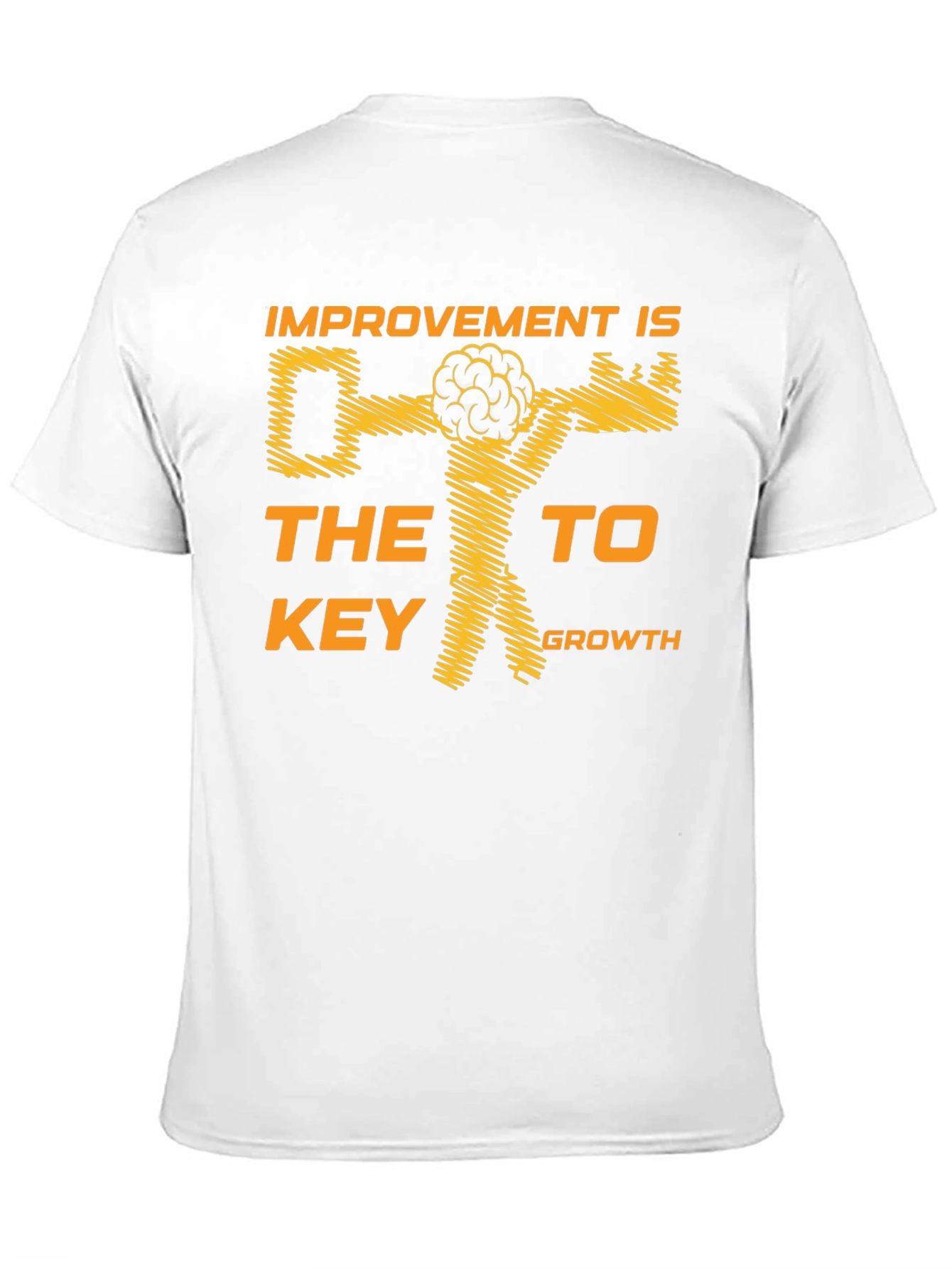 Improvement Key to Growth Graphic T-Shirt
