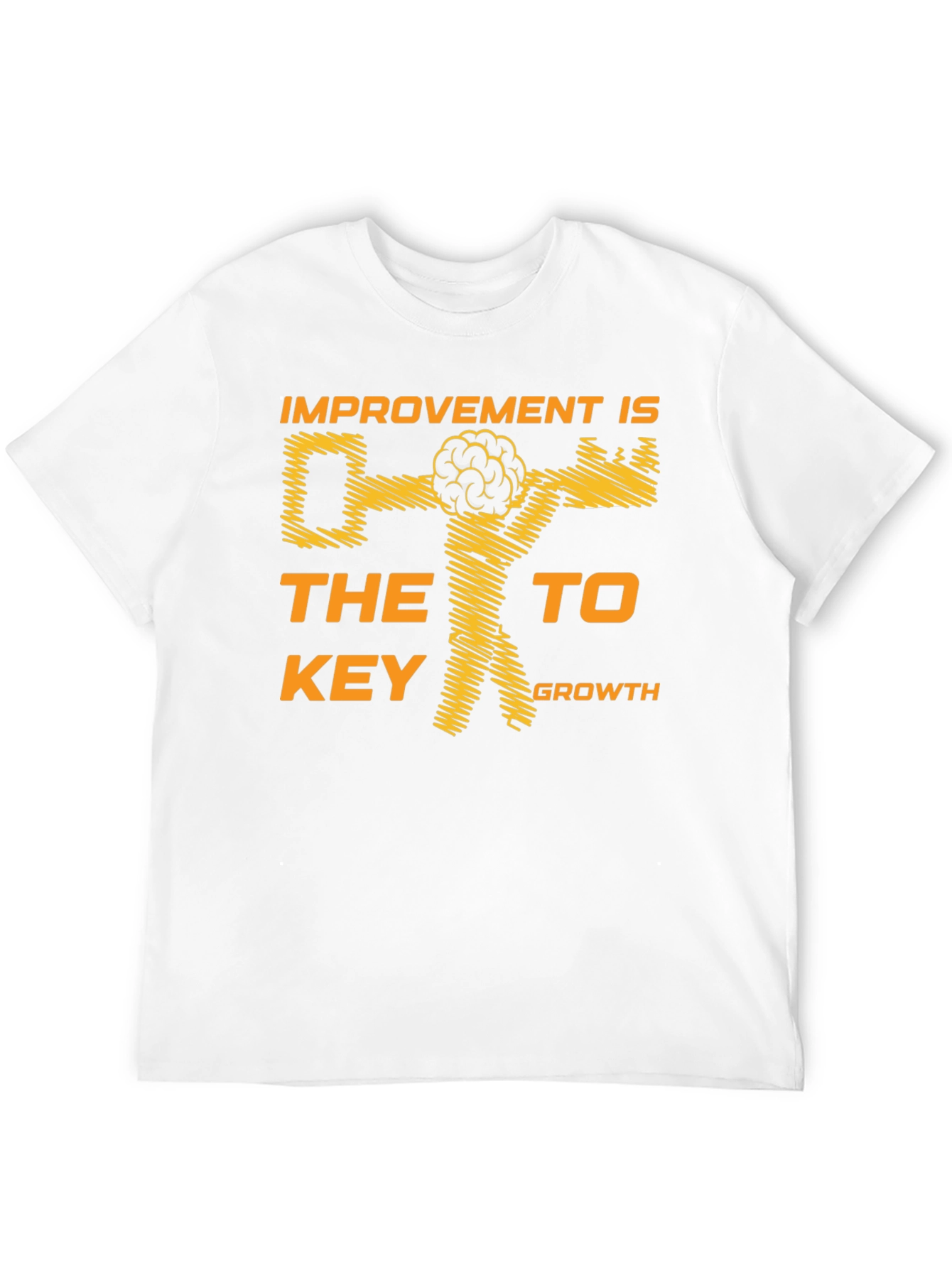 Improvement Key to Growth Graphic T-Shirt