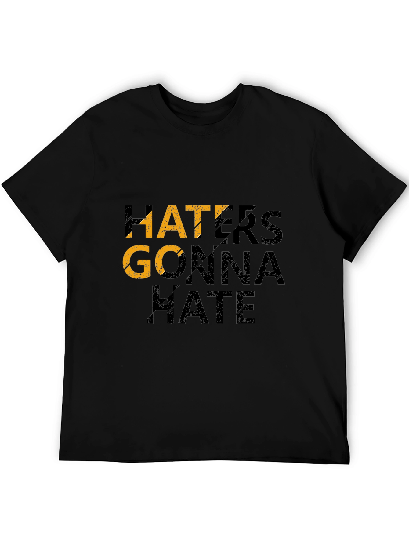 Haters Gonna Hate Black Graphic Tee