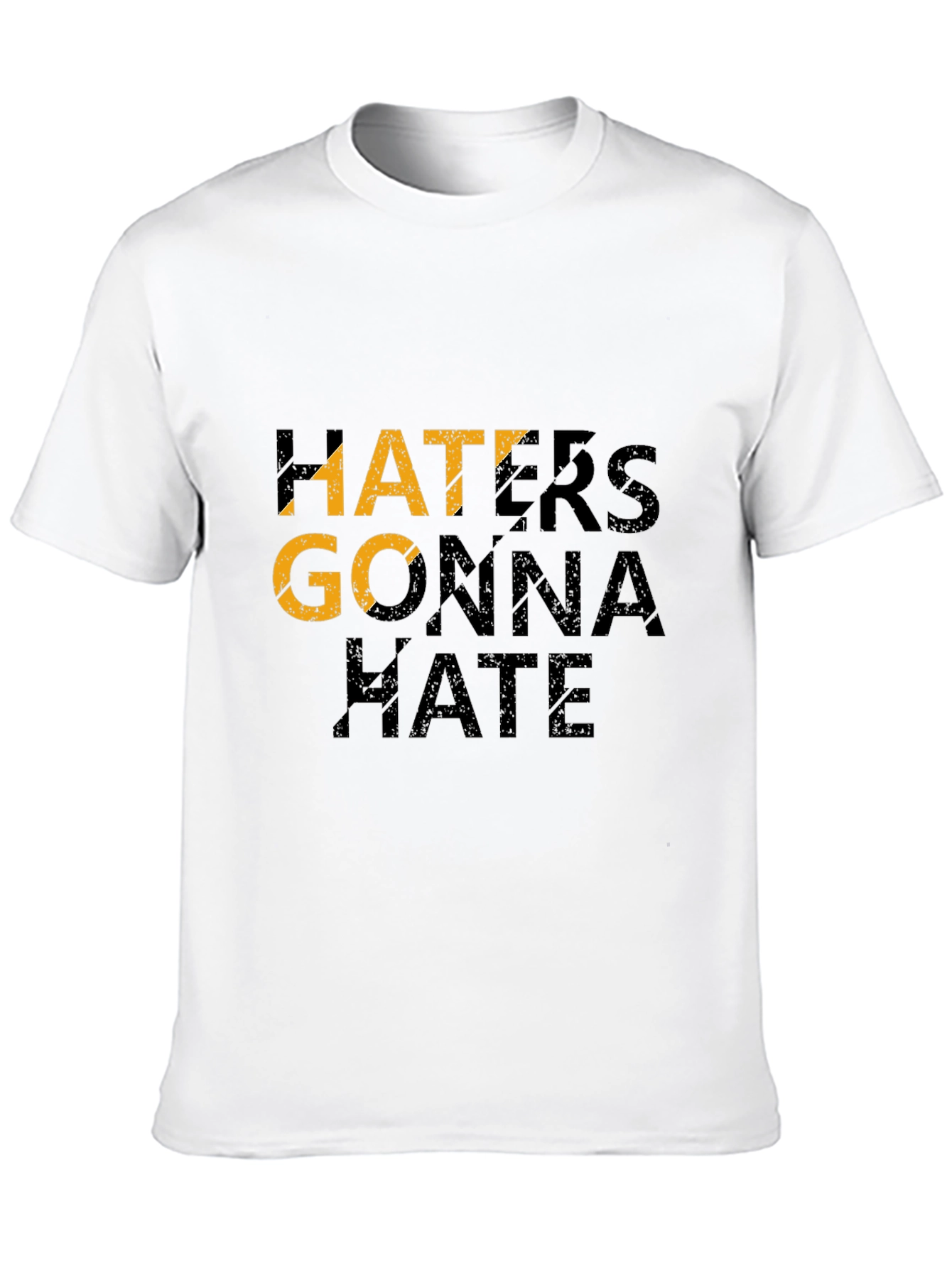 Haters Gonna Hate Black Graphic Tee