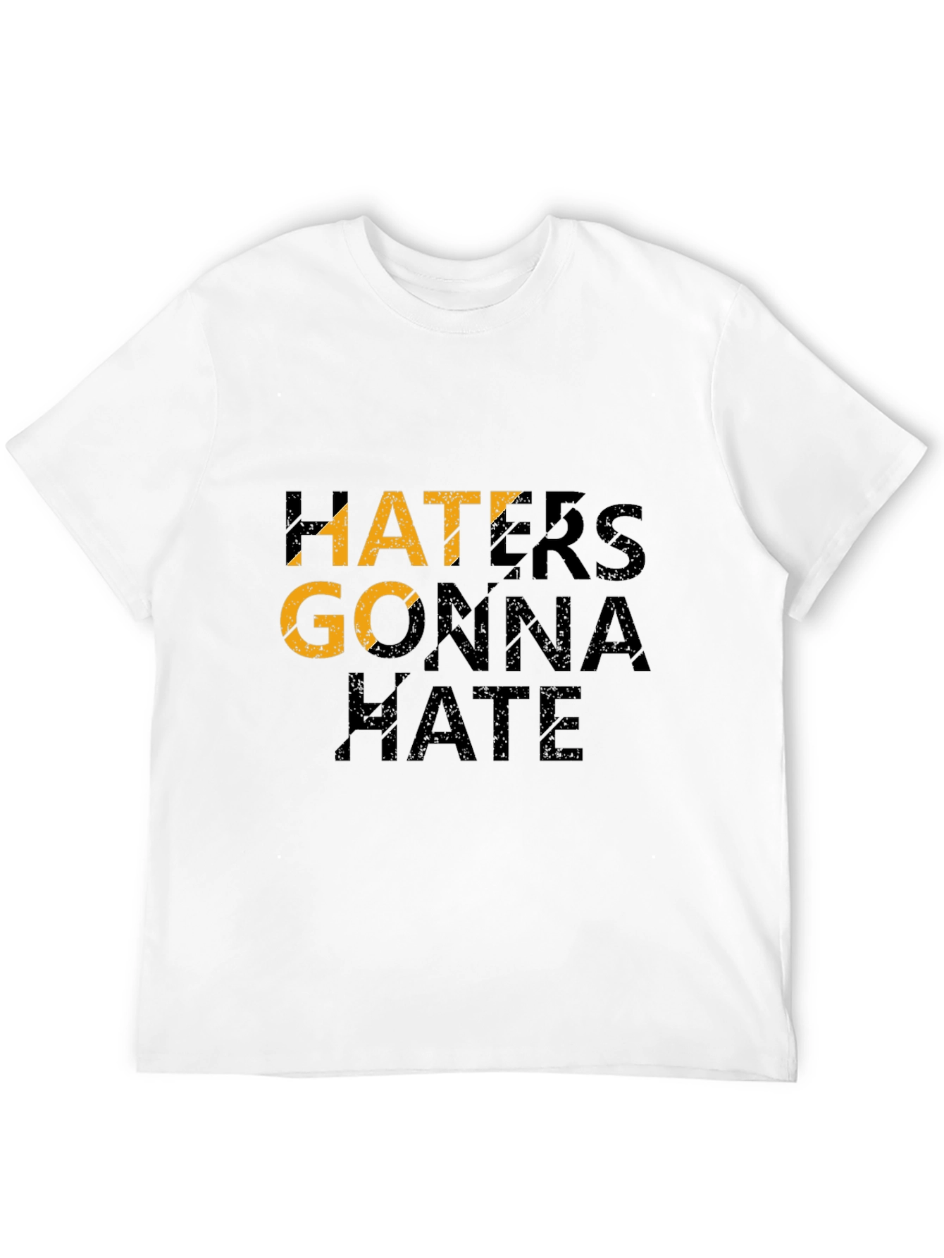 Haters Gonna Hate Black Graphic Tee