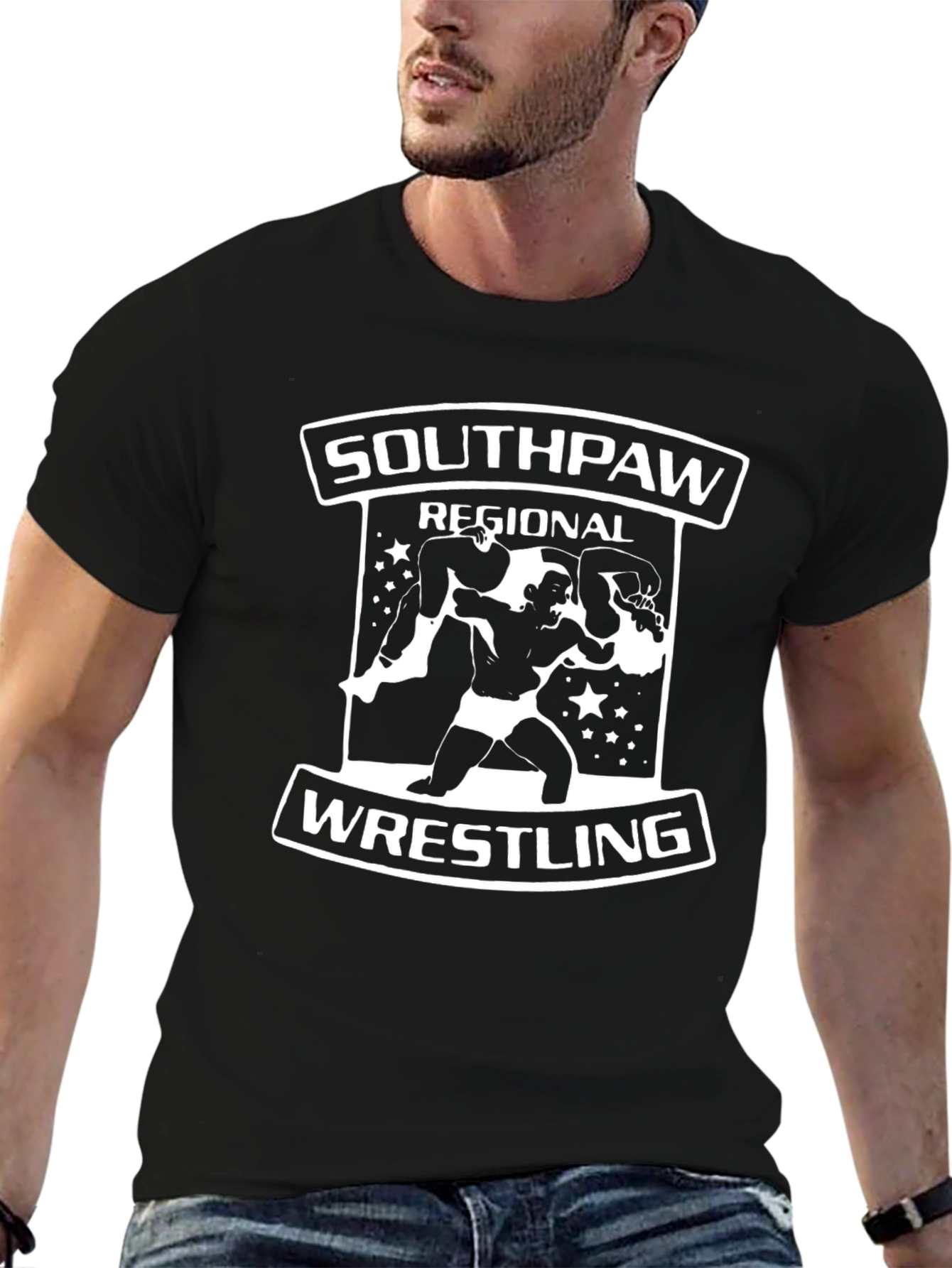 Southpaw Wrestling Graphic Tee - Retro Style