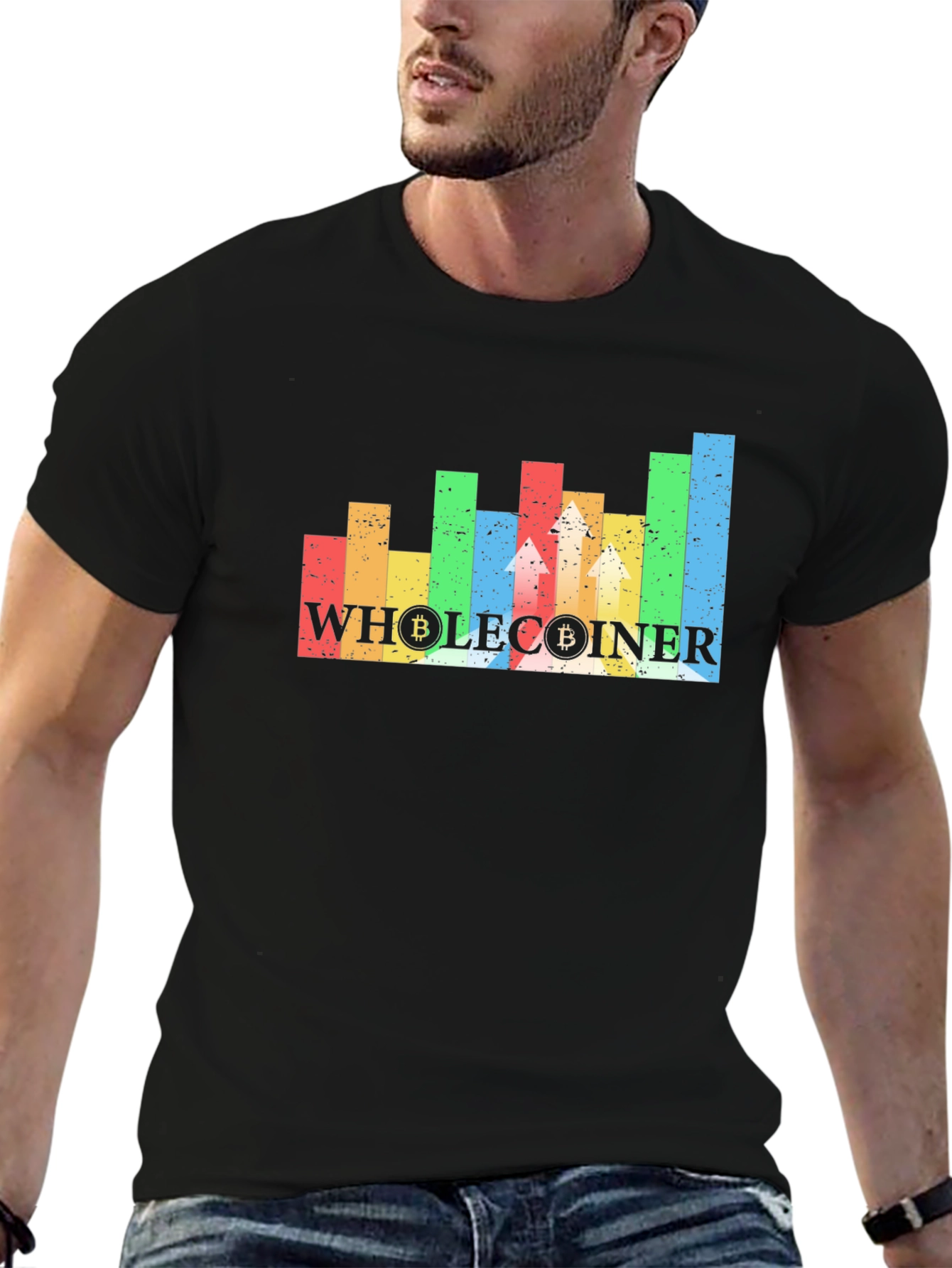 Wholecoiner Bitcoin Graphic Tee - Crypto Investor T-Shirt