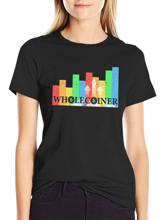Wholecoiner Bitcoin Graphic Tee - Crypto Investor T-Shirt