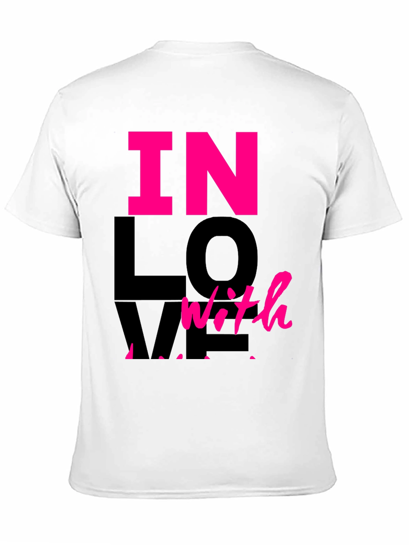 In Love With Me Graphic Tee - Black