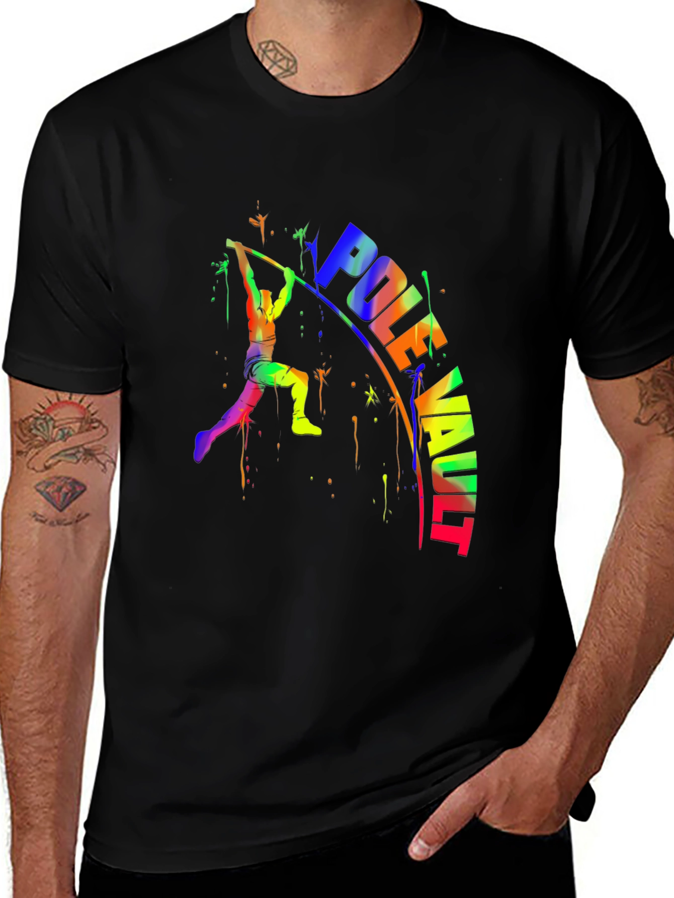 Rainbow Pole Vault T-Shirt