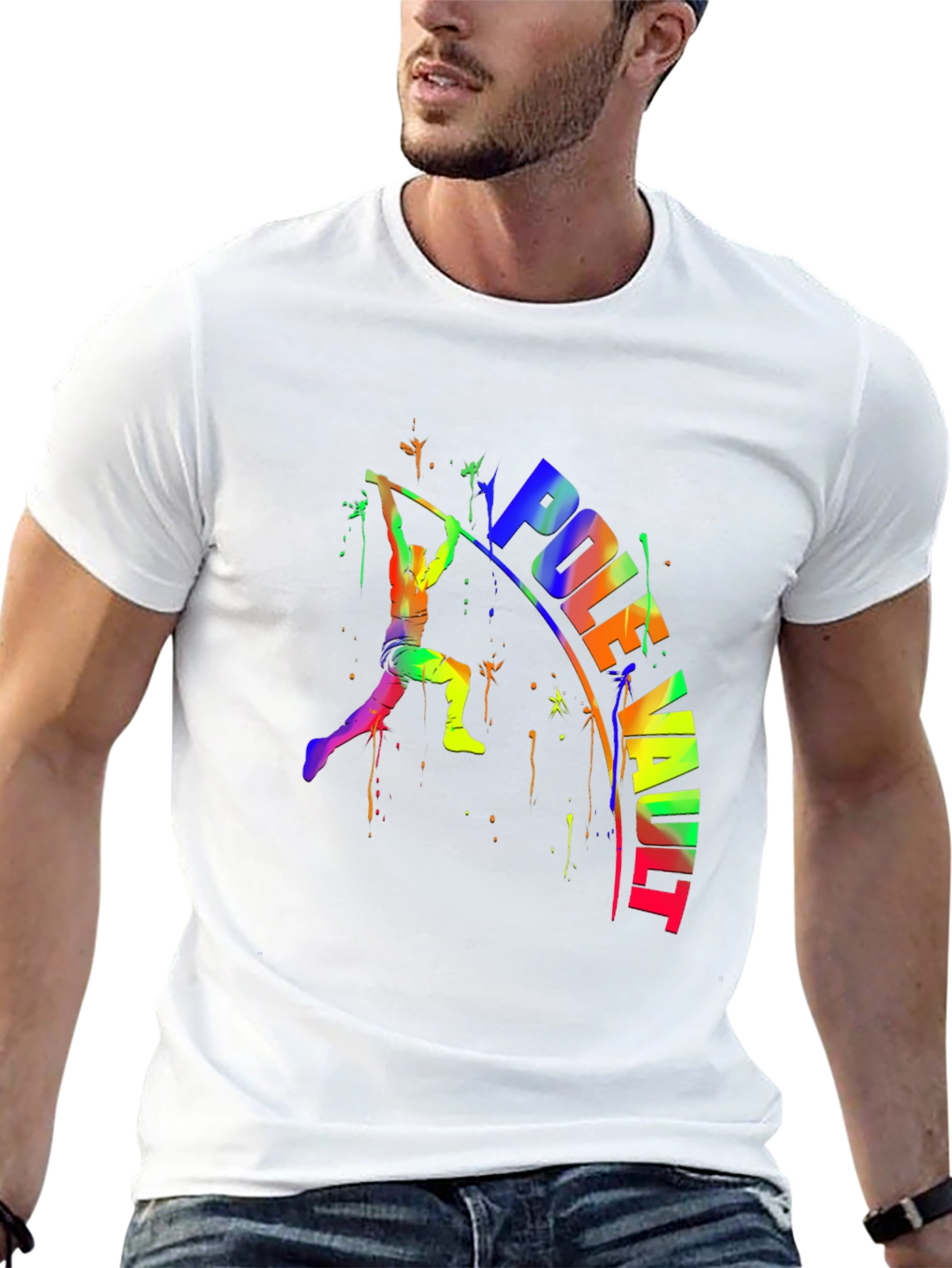 Rainbow Pole Vault T-Shirt