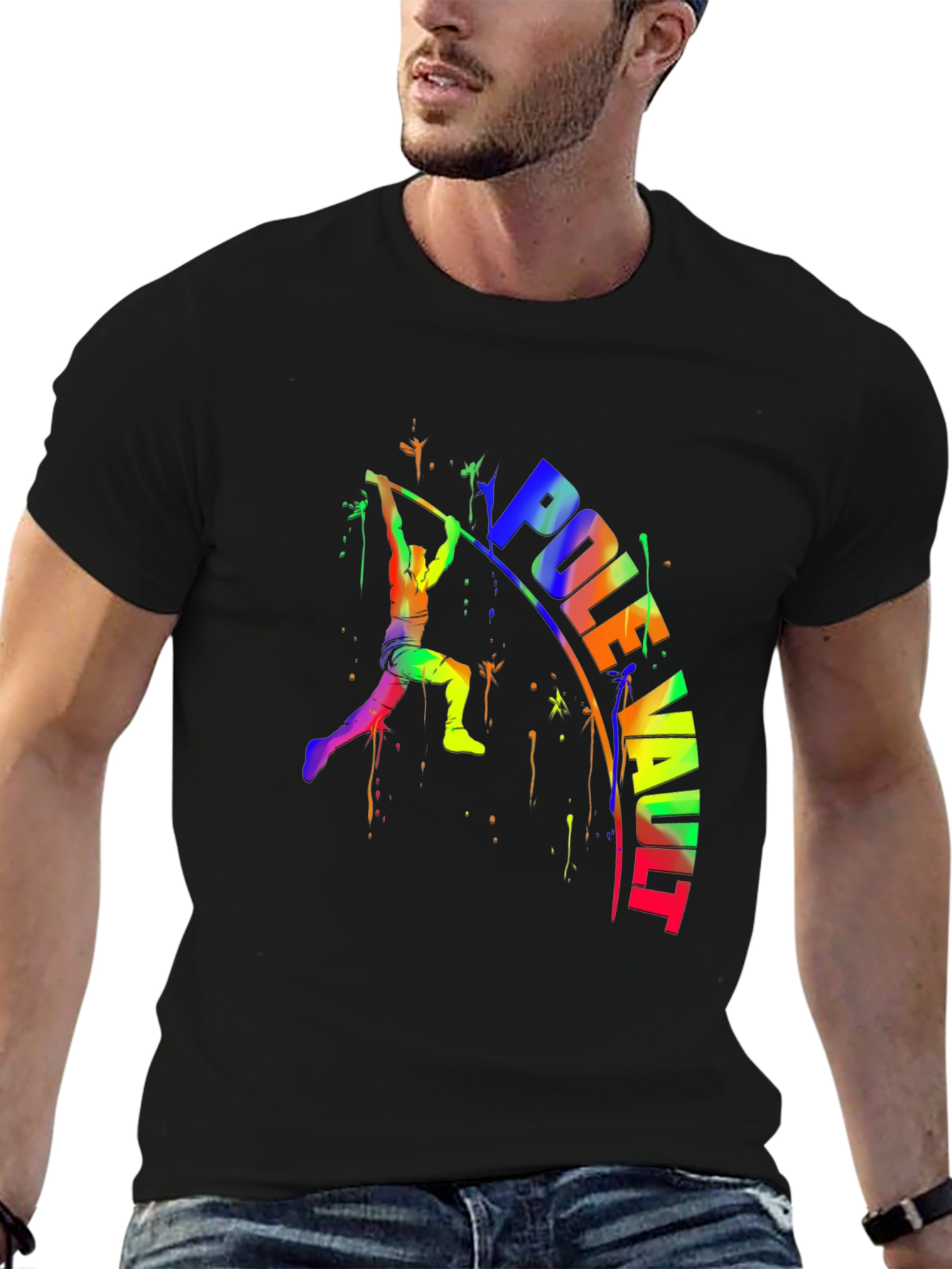 Rainbow Pole Vault T-Shirt