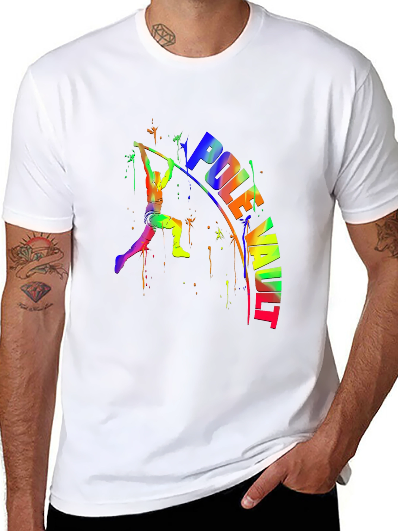 Rainbow Pole Vault T-Shirt