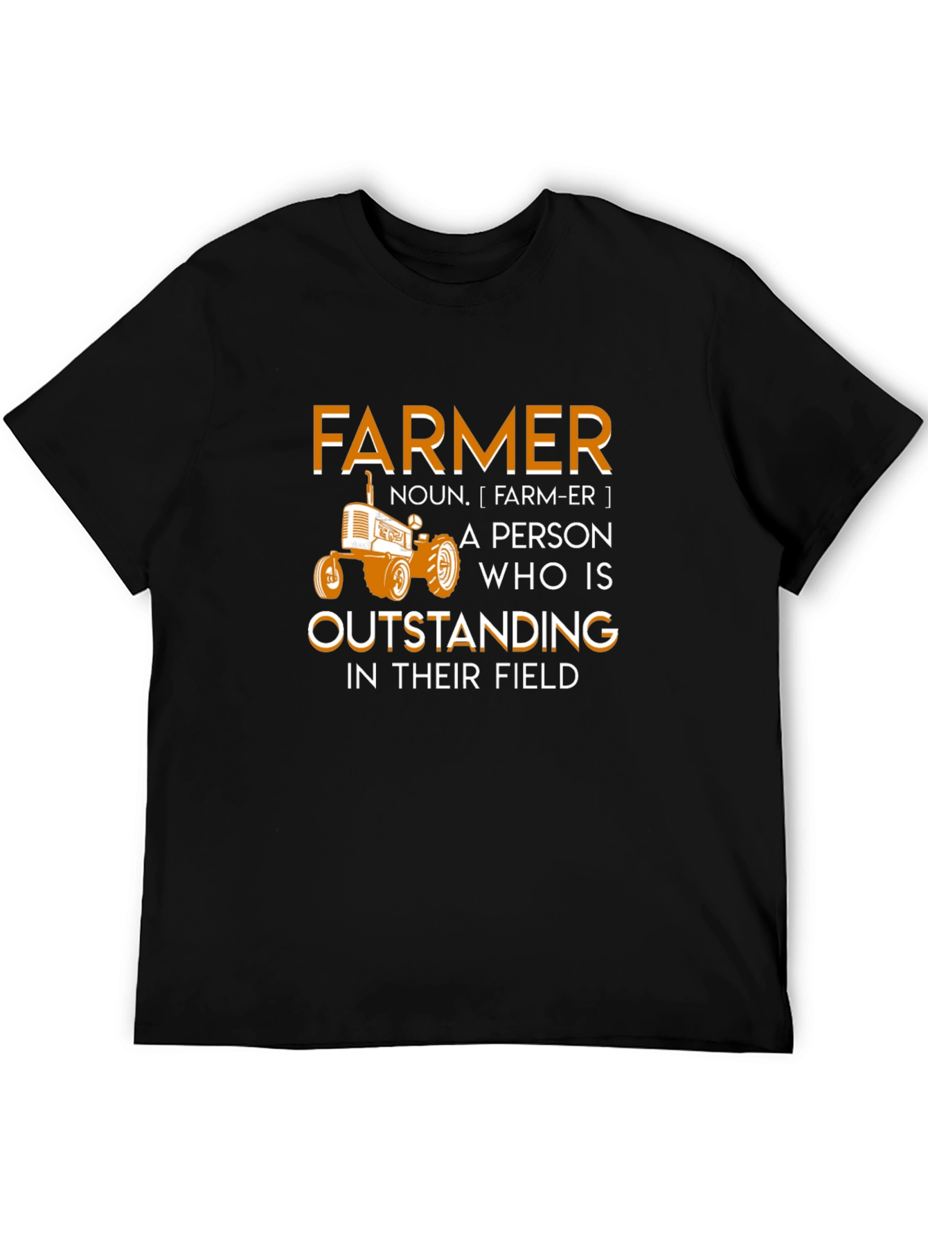 Farmer Outstanding In Their Field Graphic T-Shirt