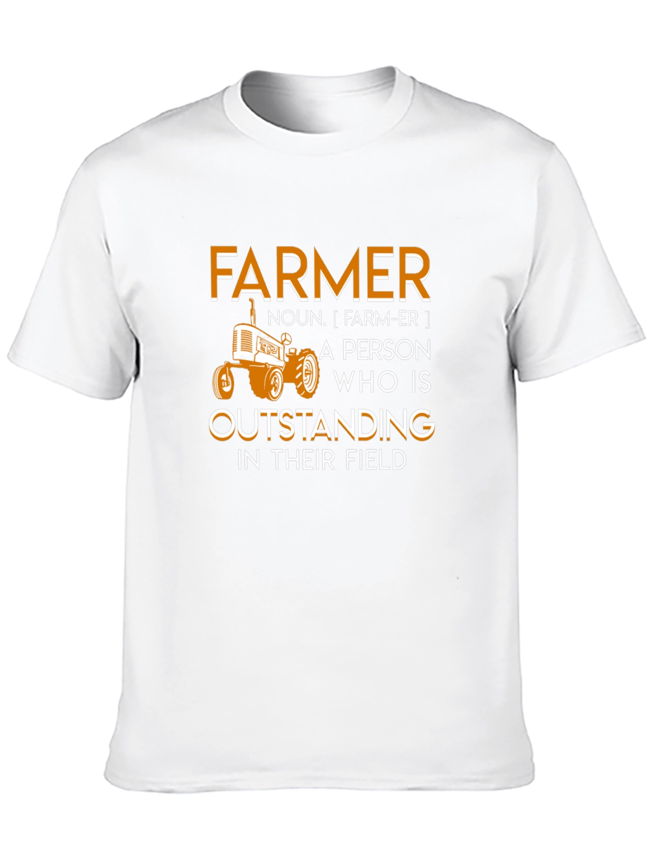 Farmer Outstanding In Their Field Graphic T-Shirt