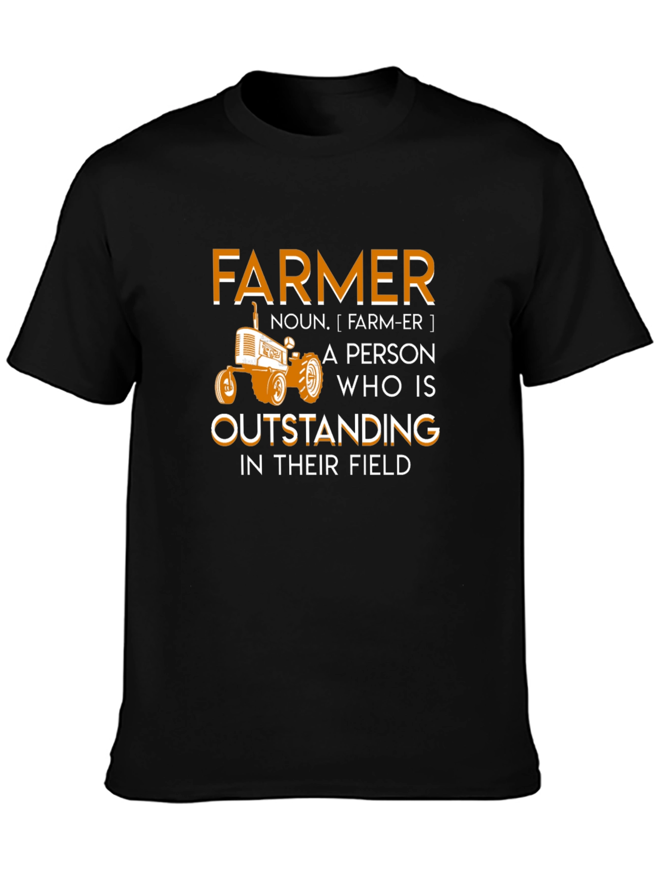 Farmer Outstanding In Their Field Graphic T-Shirt