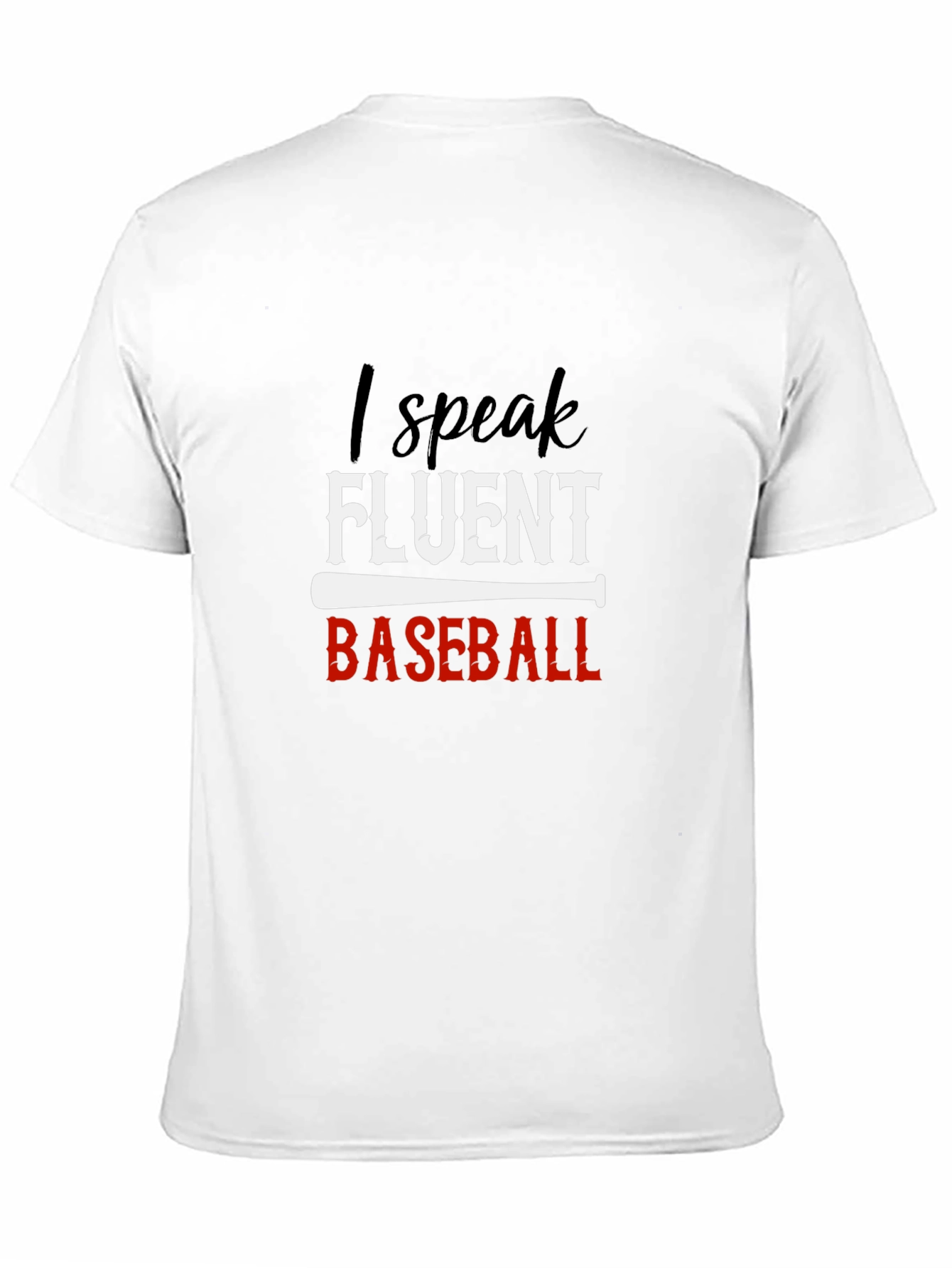 Fluent Baseball T-Shirt - Black Tee
