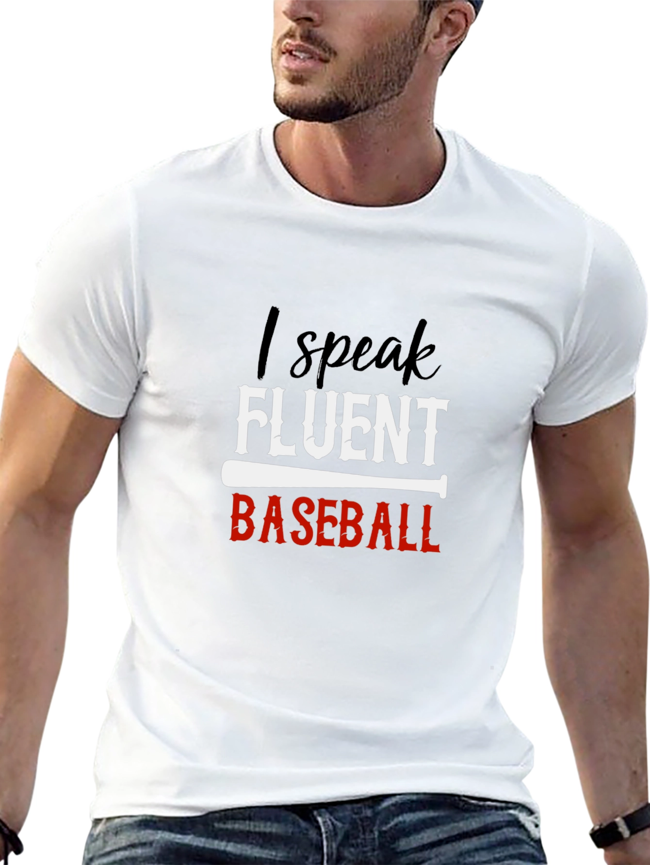 Fluent Baseball T-Shirt - Black Tee