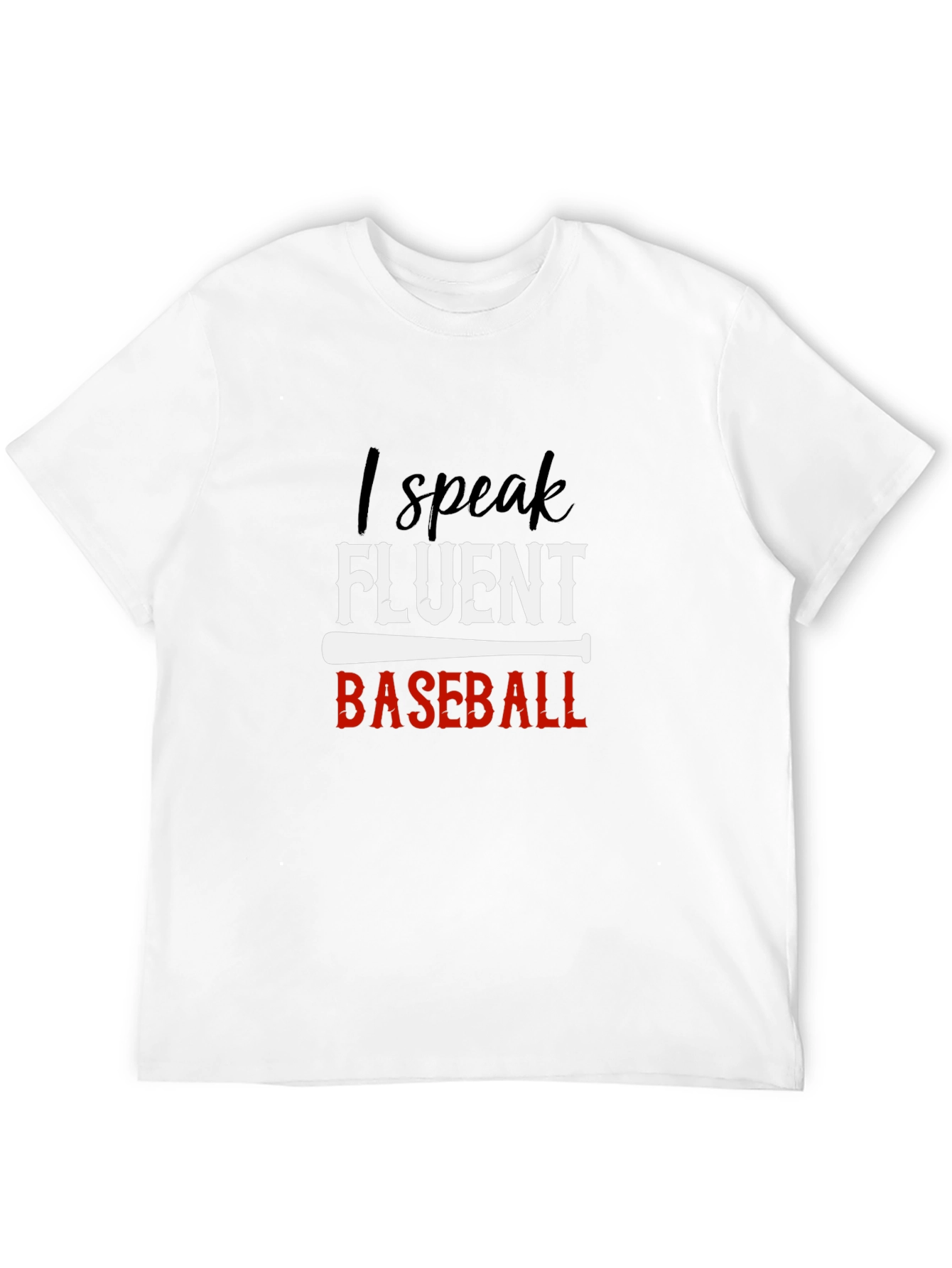 Fluent Baseball T-Shirt - Black Tee