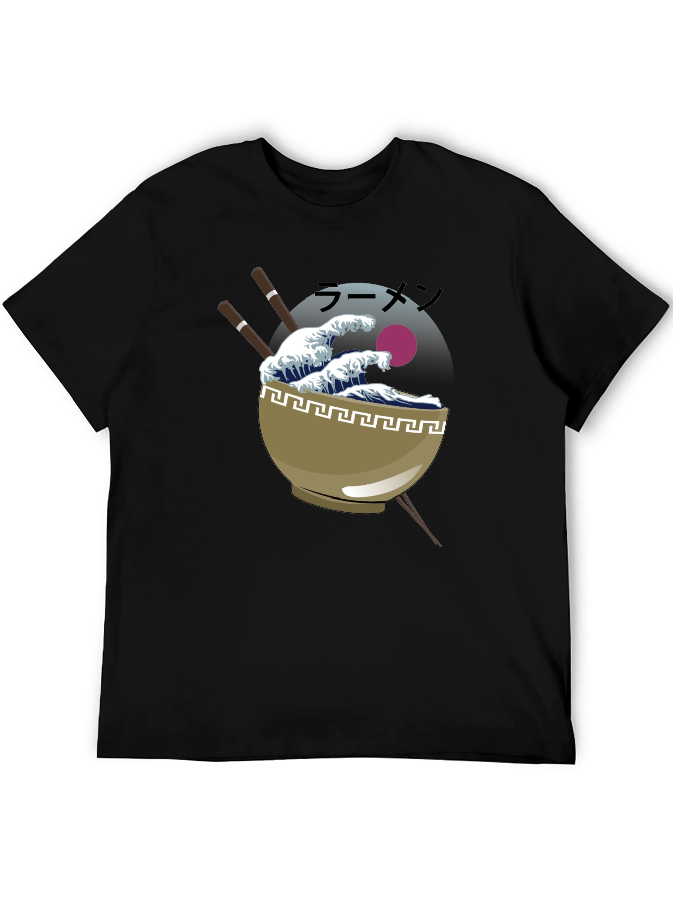 Ramen Wave Graphic Tee - Trendy Casual Style