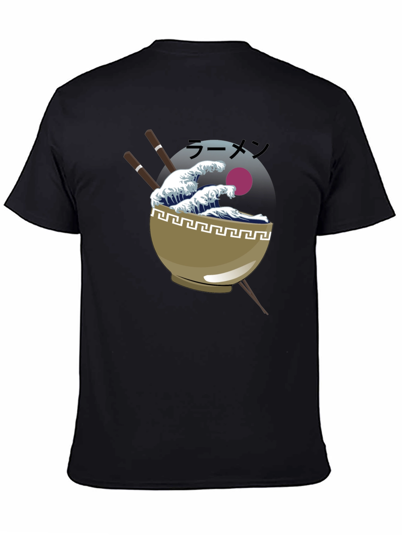 Ramen Wave Graphic Tee - Trendy Casual Style