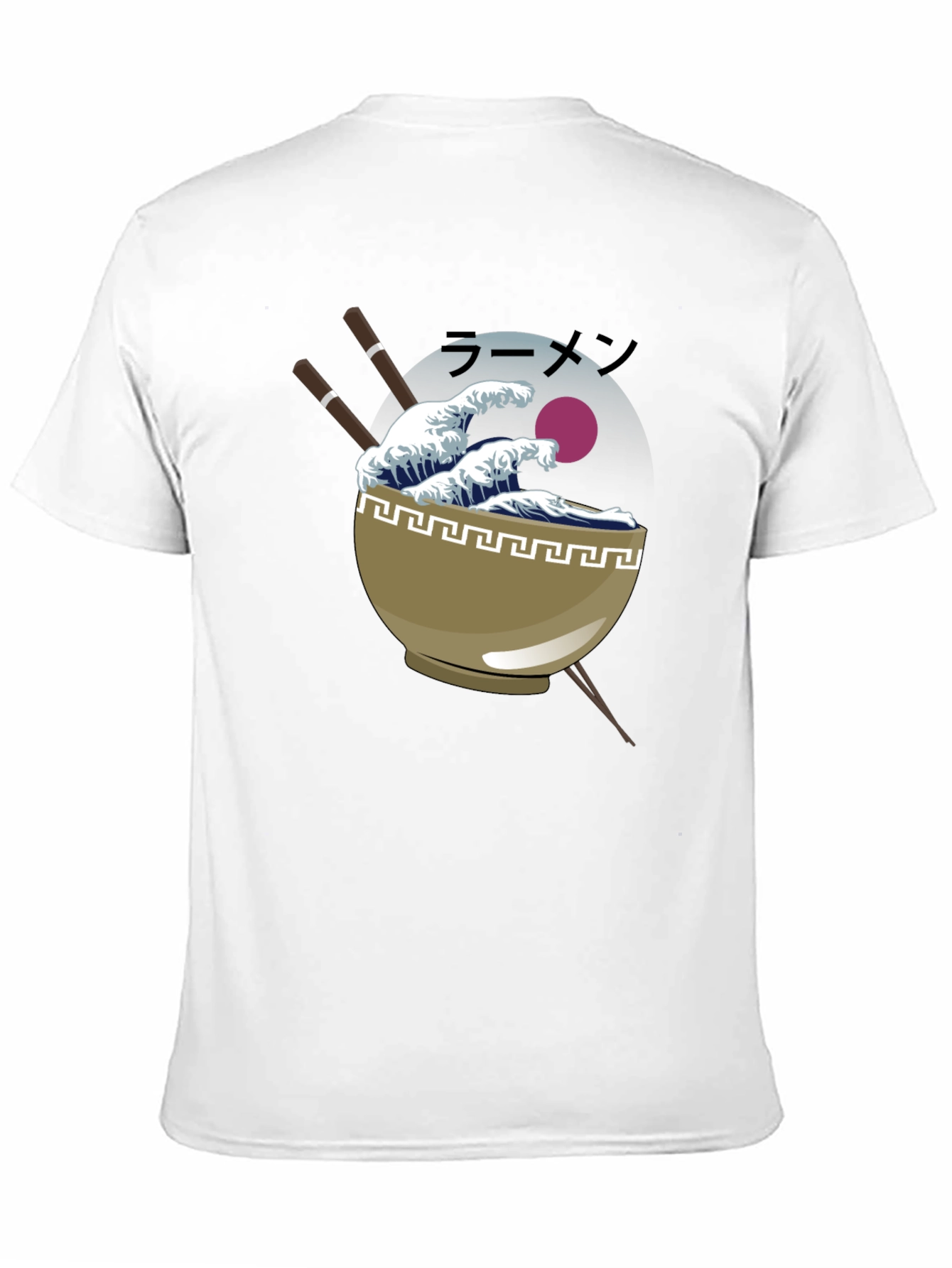 Ramen Wave Graphic Tee - Trendy Casual Style