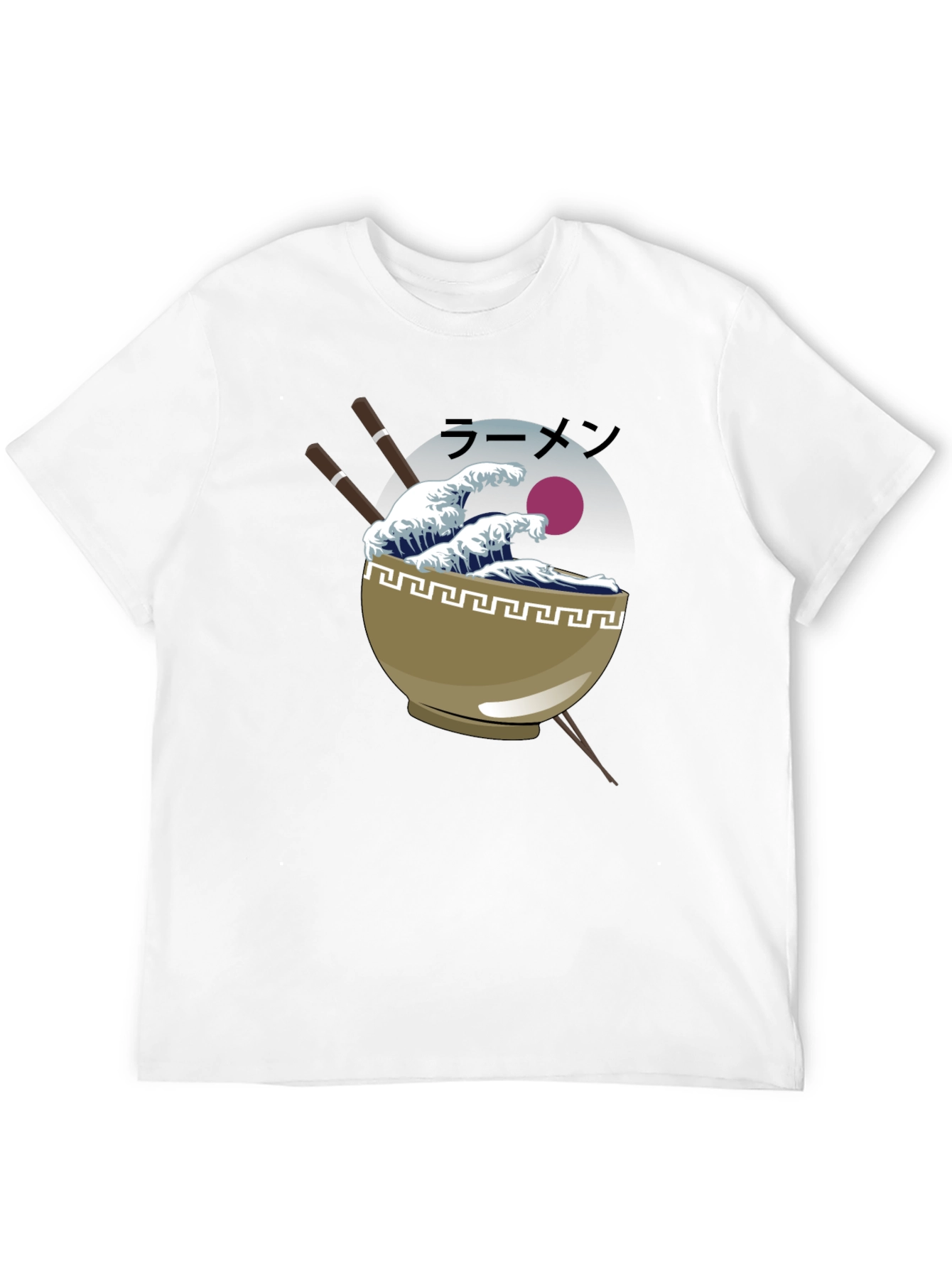 Ramen Wave Graphic Tee - Trendy Casual Style