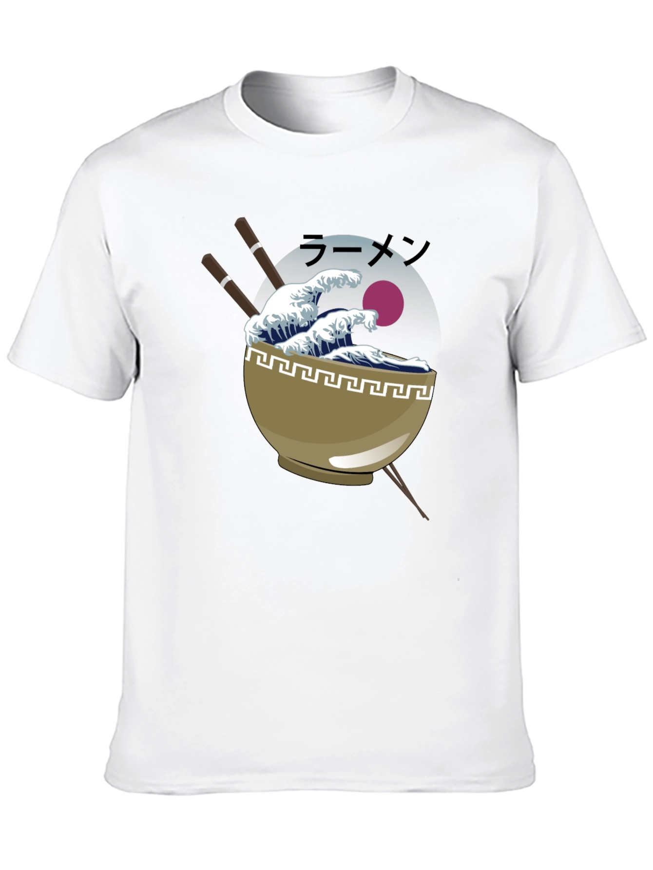 Ramen Wave Graphic Tee - Trendy Casual Style