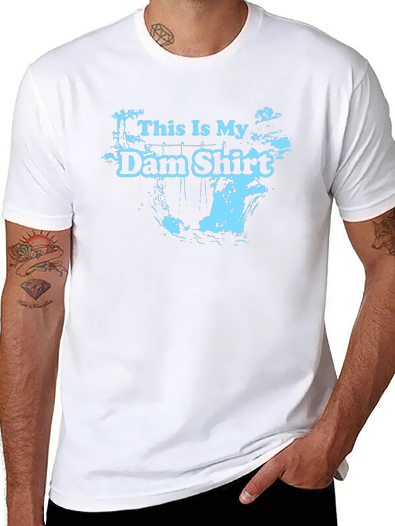 This Is My Dam Shirt - Black Graphic Tee