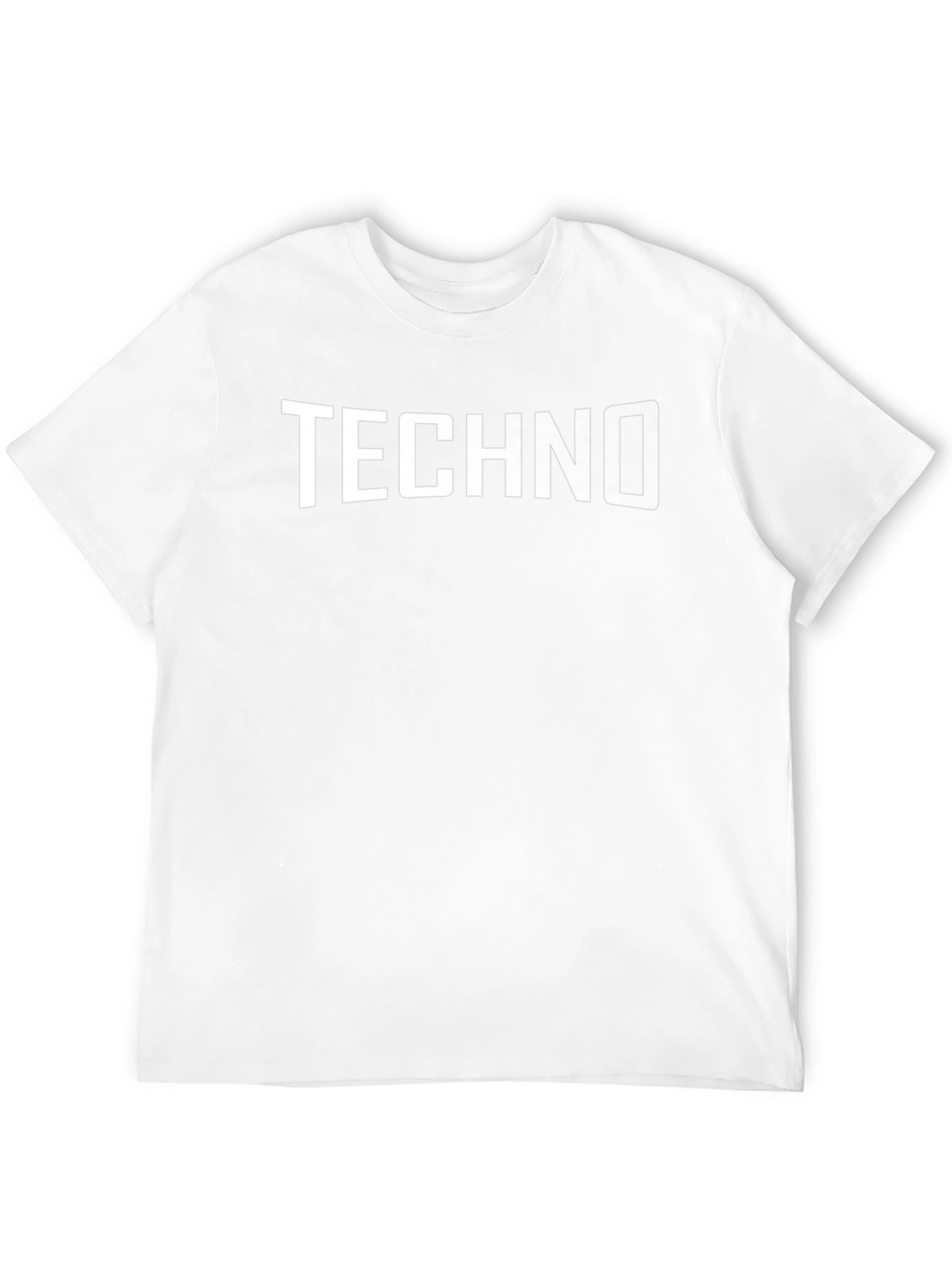 Techno Music Fan Black T-Shirt