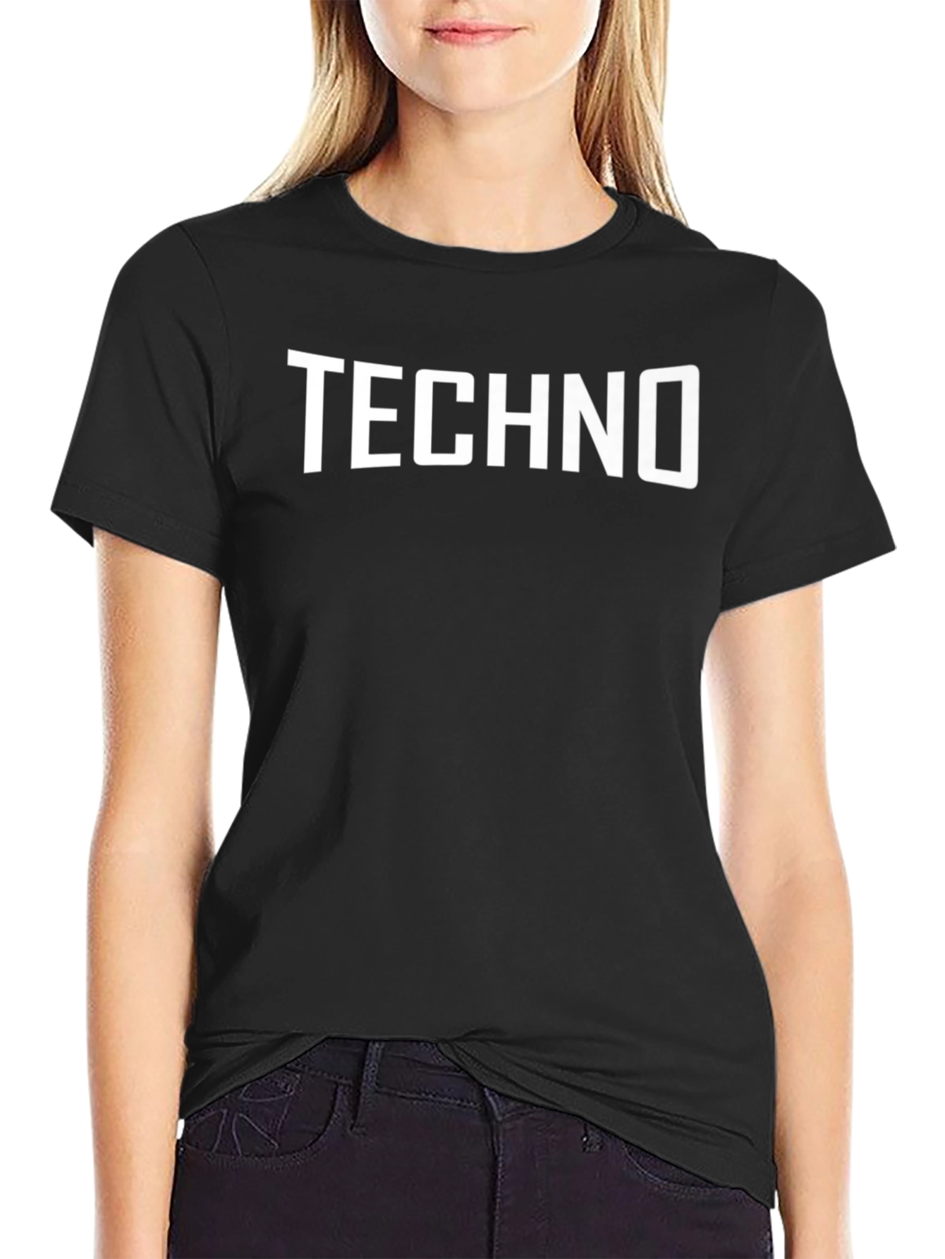 Techno Music Fan Black T-Shirt