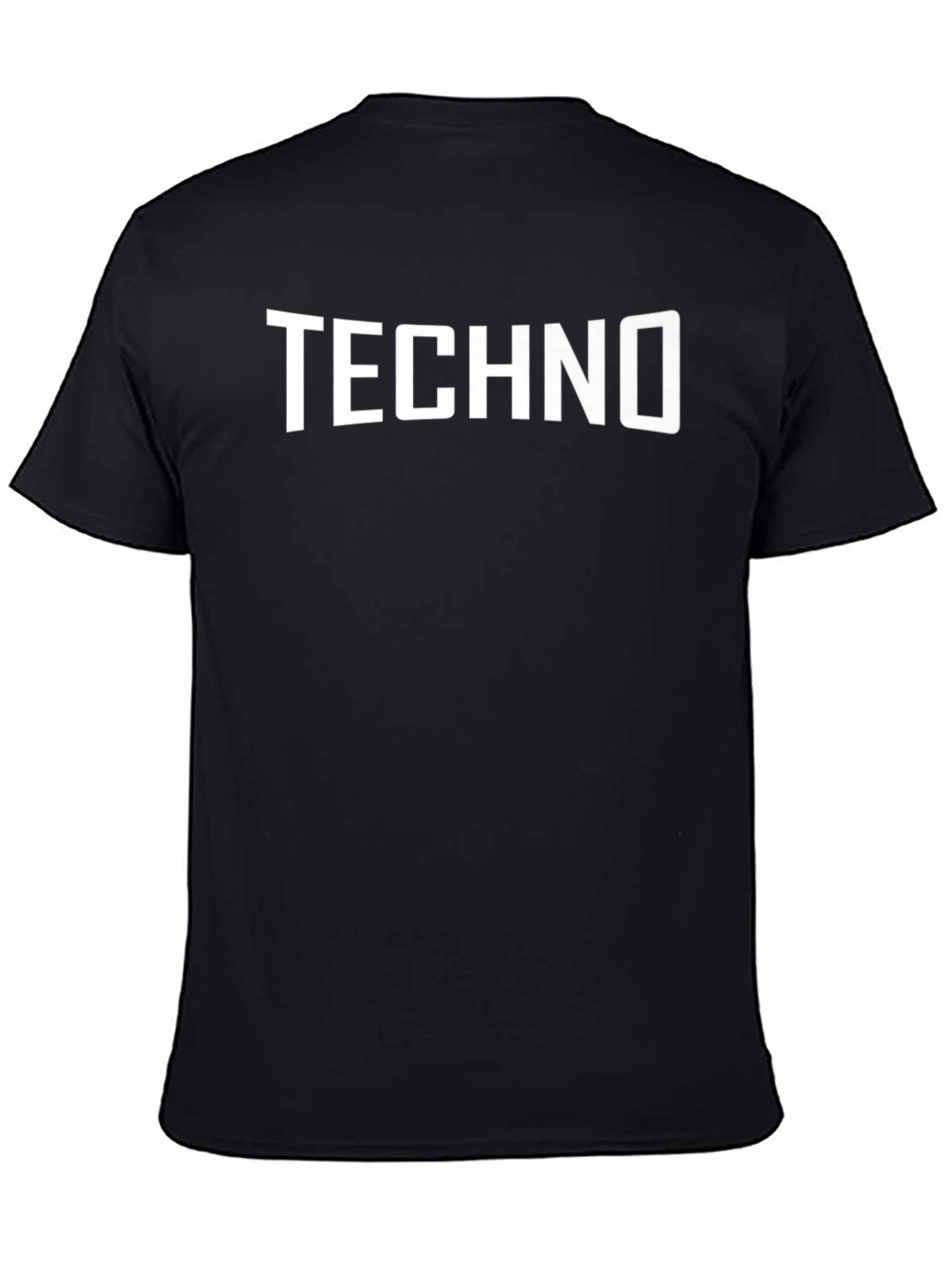 Techno Music Fan Black T-Shirt