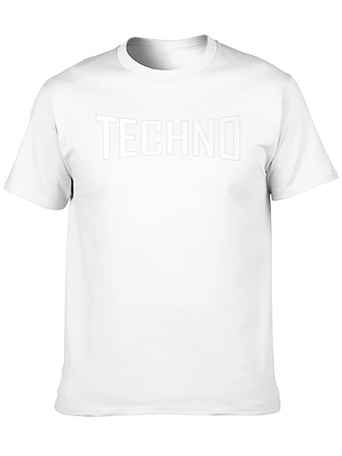 Techno Music Fan Black T-Shirt