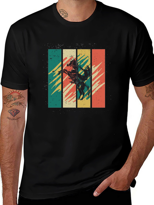 Retro Cowboy Horse Graphic Tee