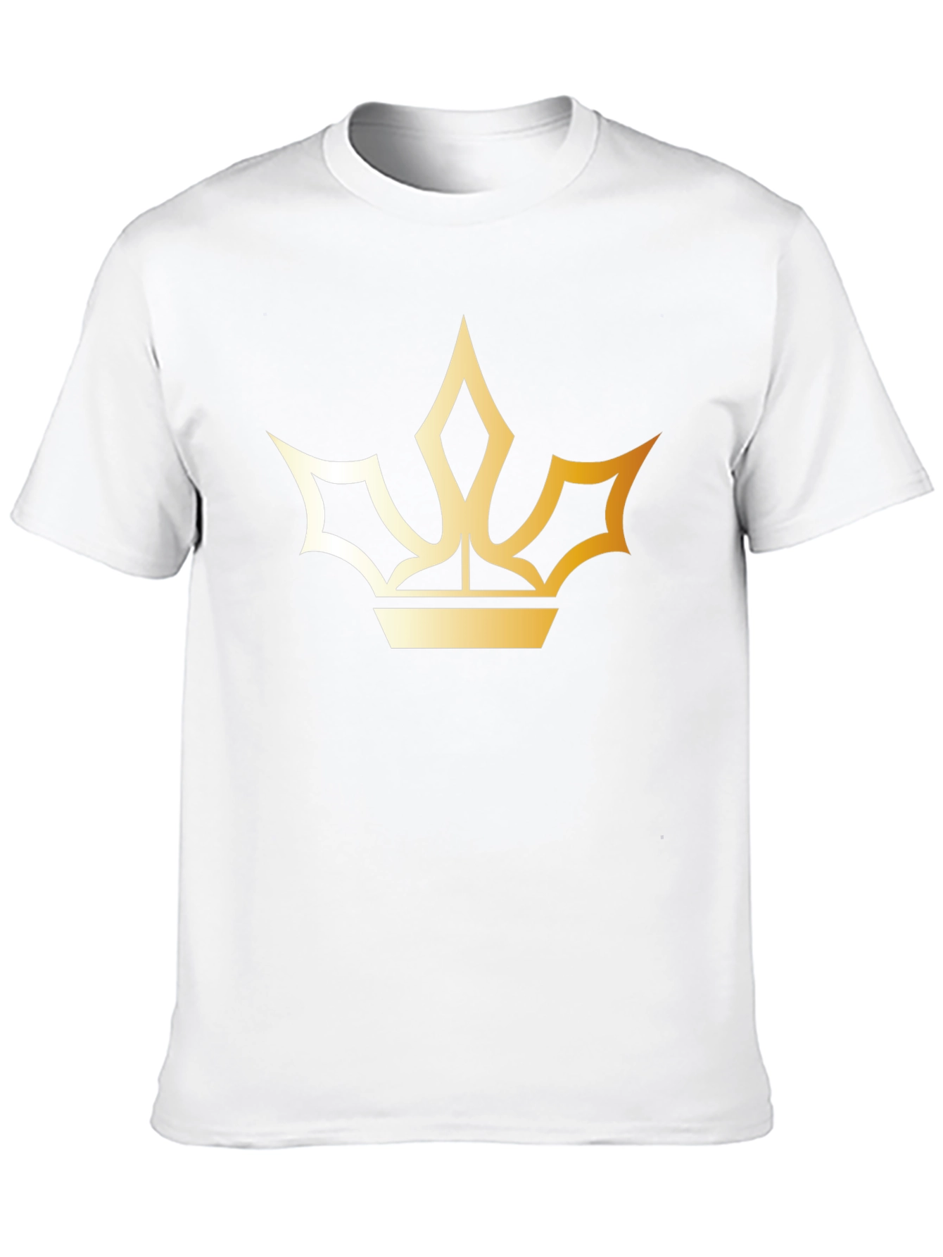 Golden Crown Graphic Black T-Shirt