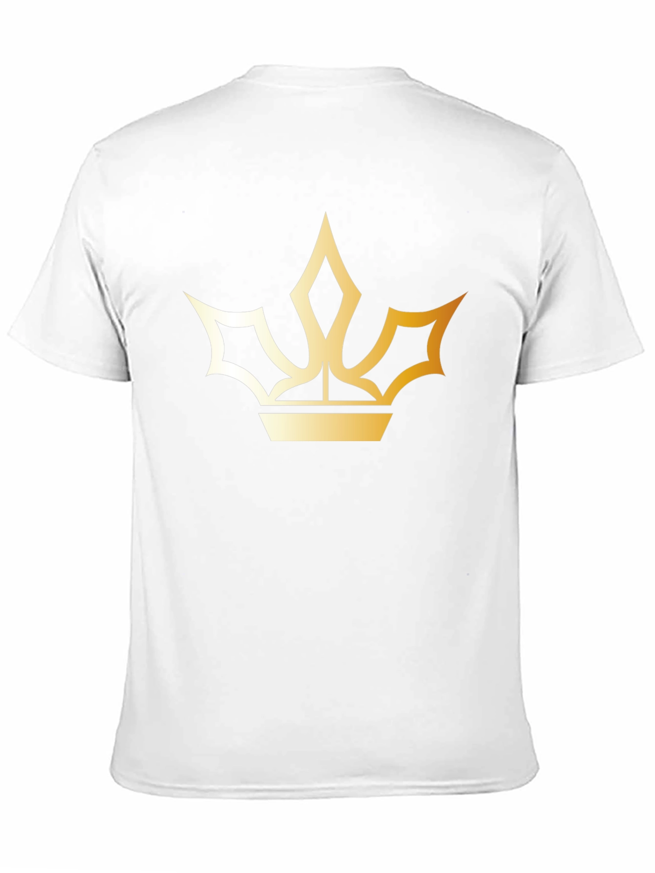 Golden Crown Graphic Black T-Shirt