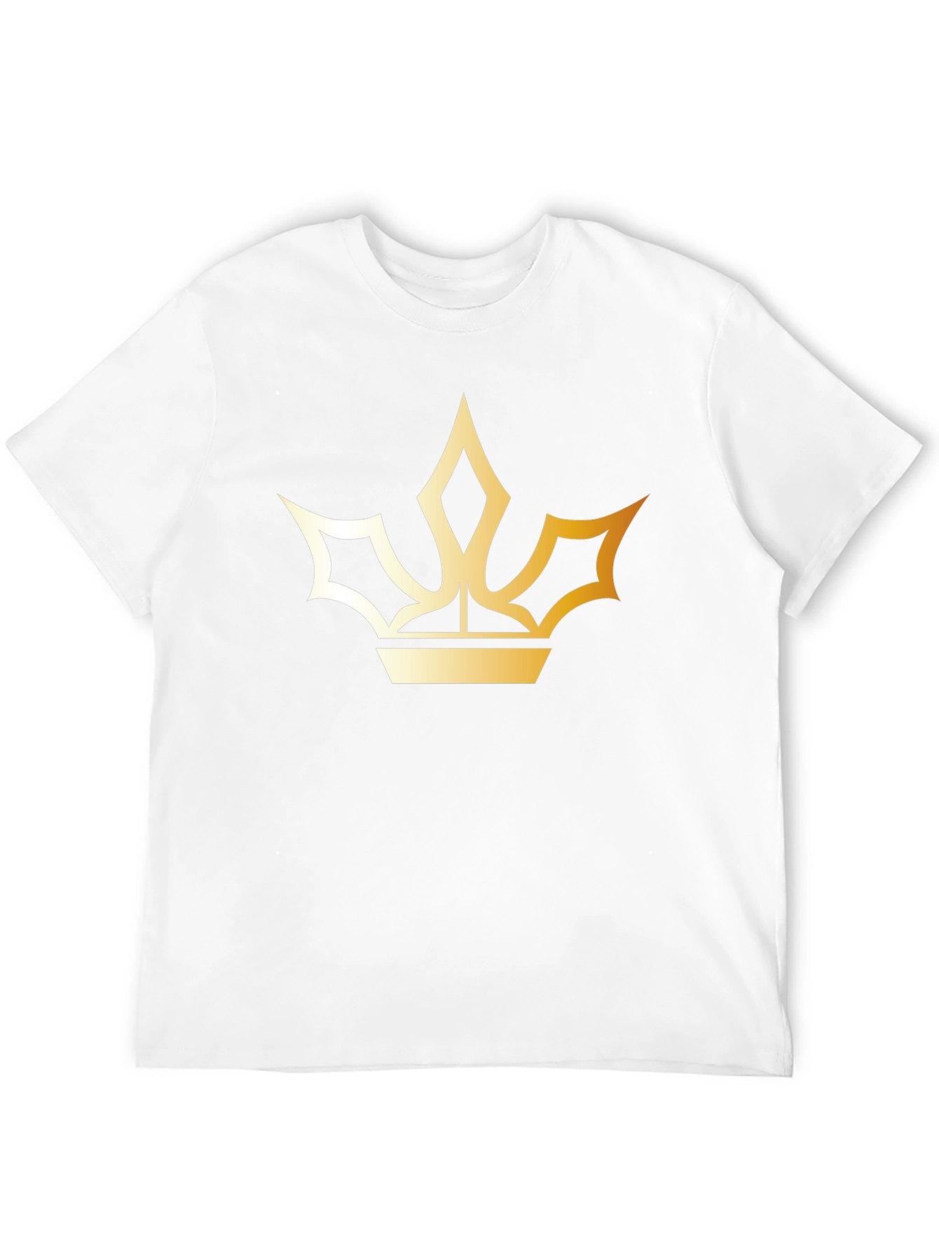 Golden Crown Graphic Black T-Shirt
