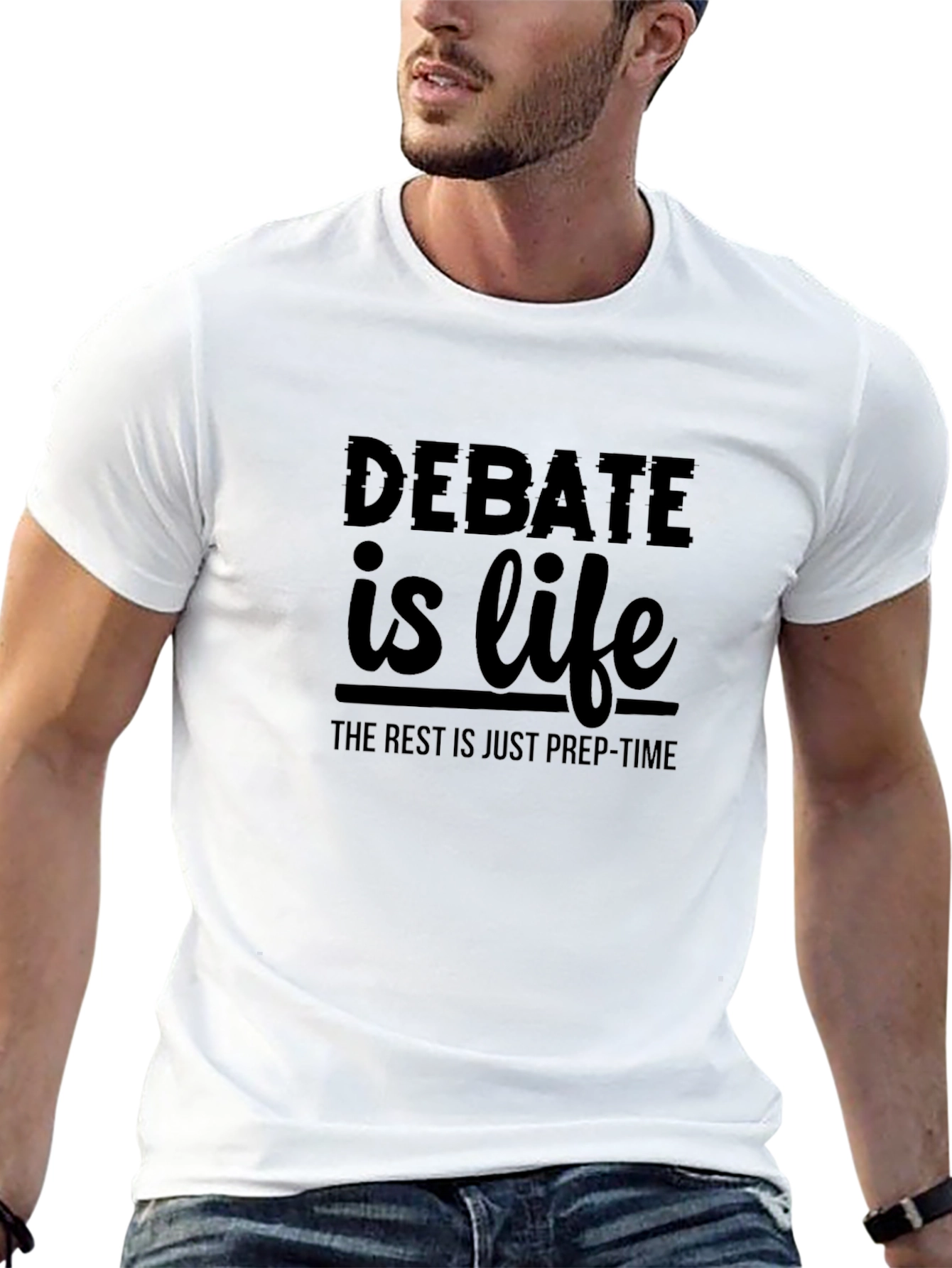 Debate is Life Black T-Shirt