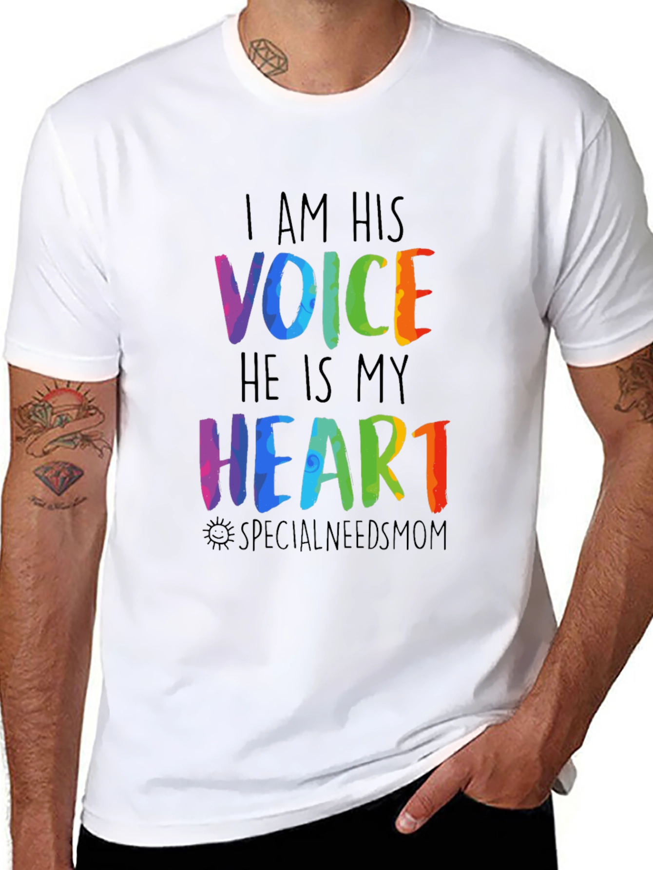 I Am His Voice Special Needs Mom T-Shirt