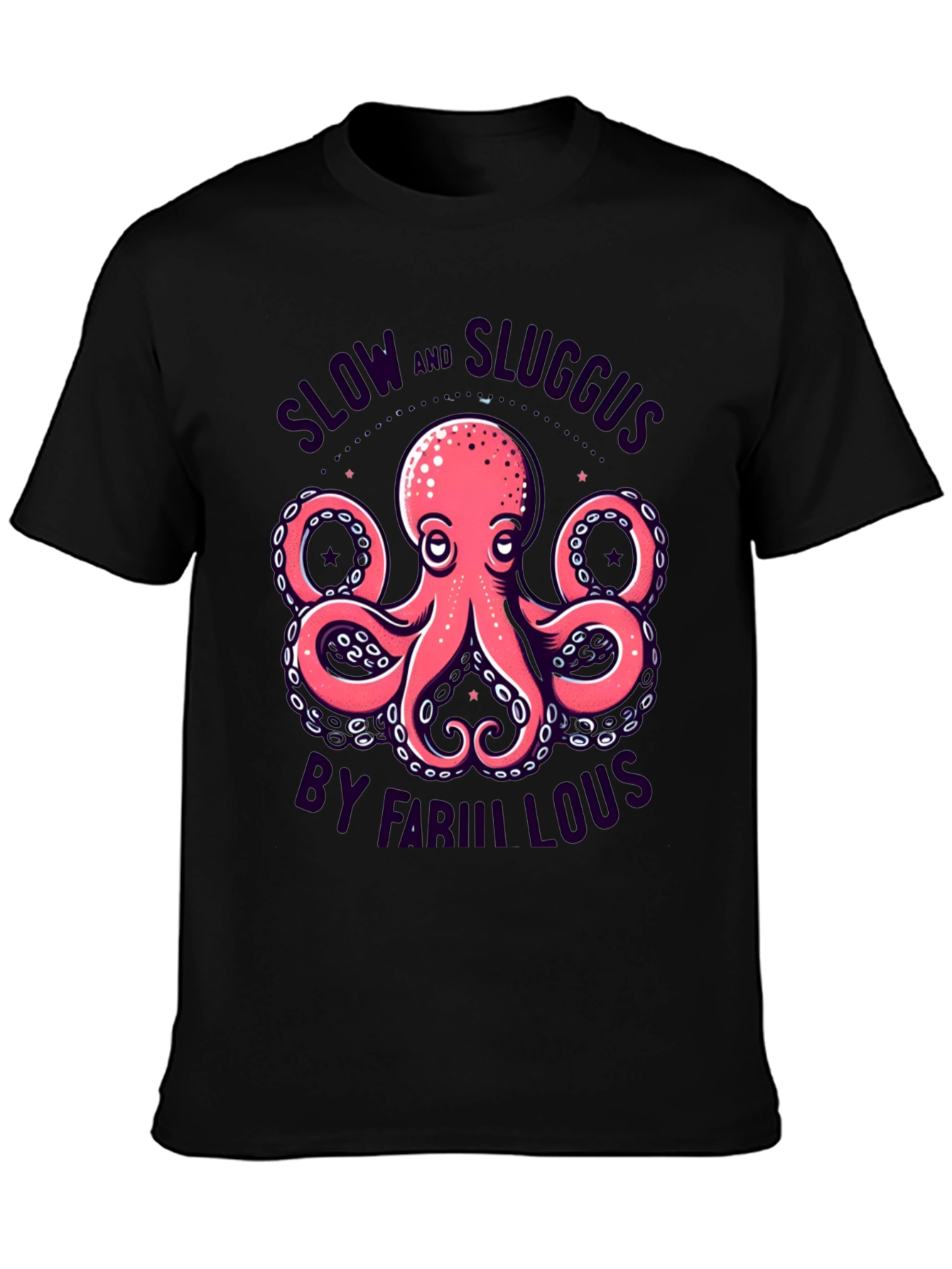 Slow & Sluggus Octopus Graphic T-Shirt