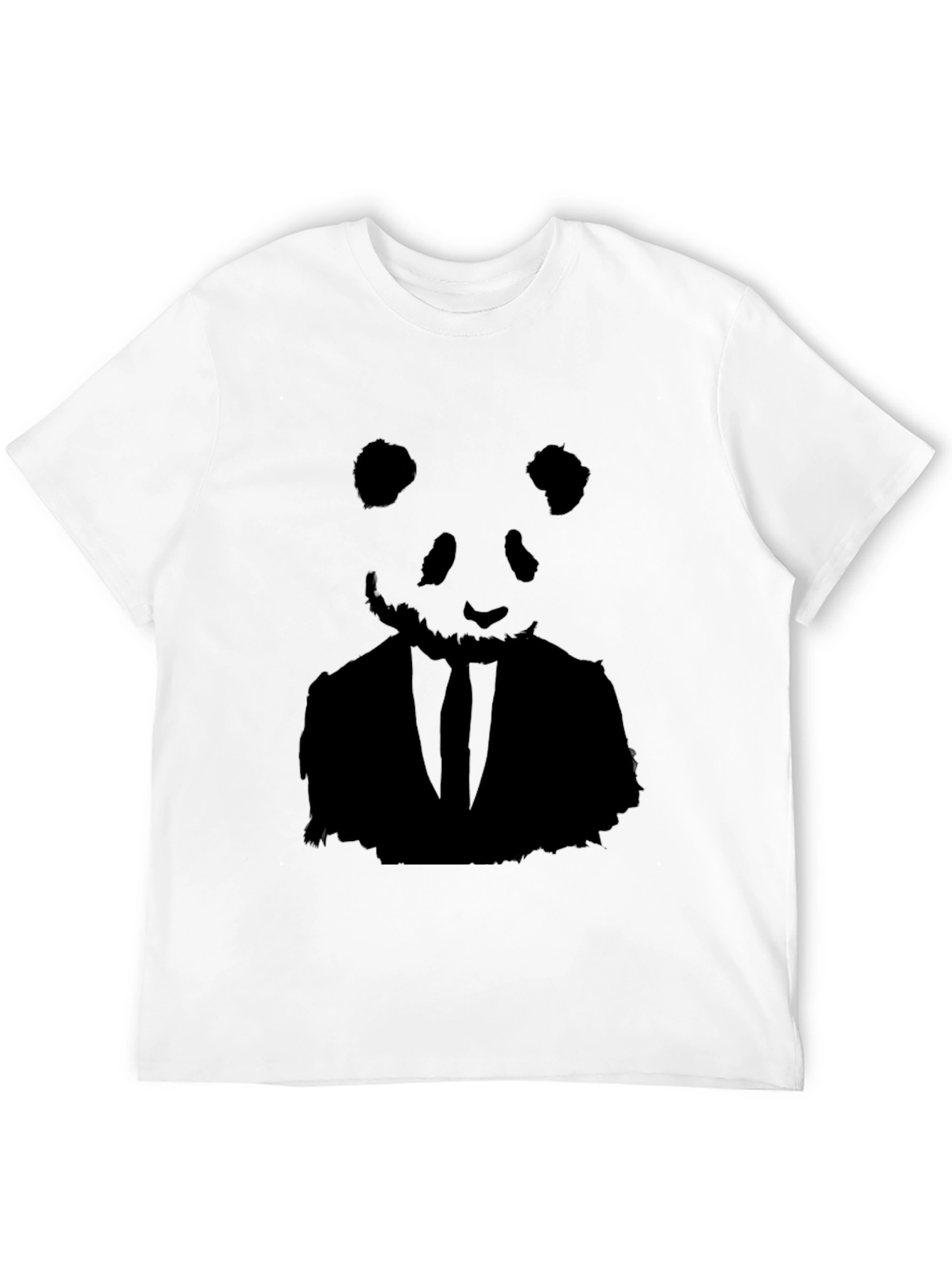Panda Boss T-Shirt - Black Graphic Tee