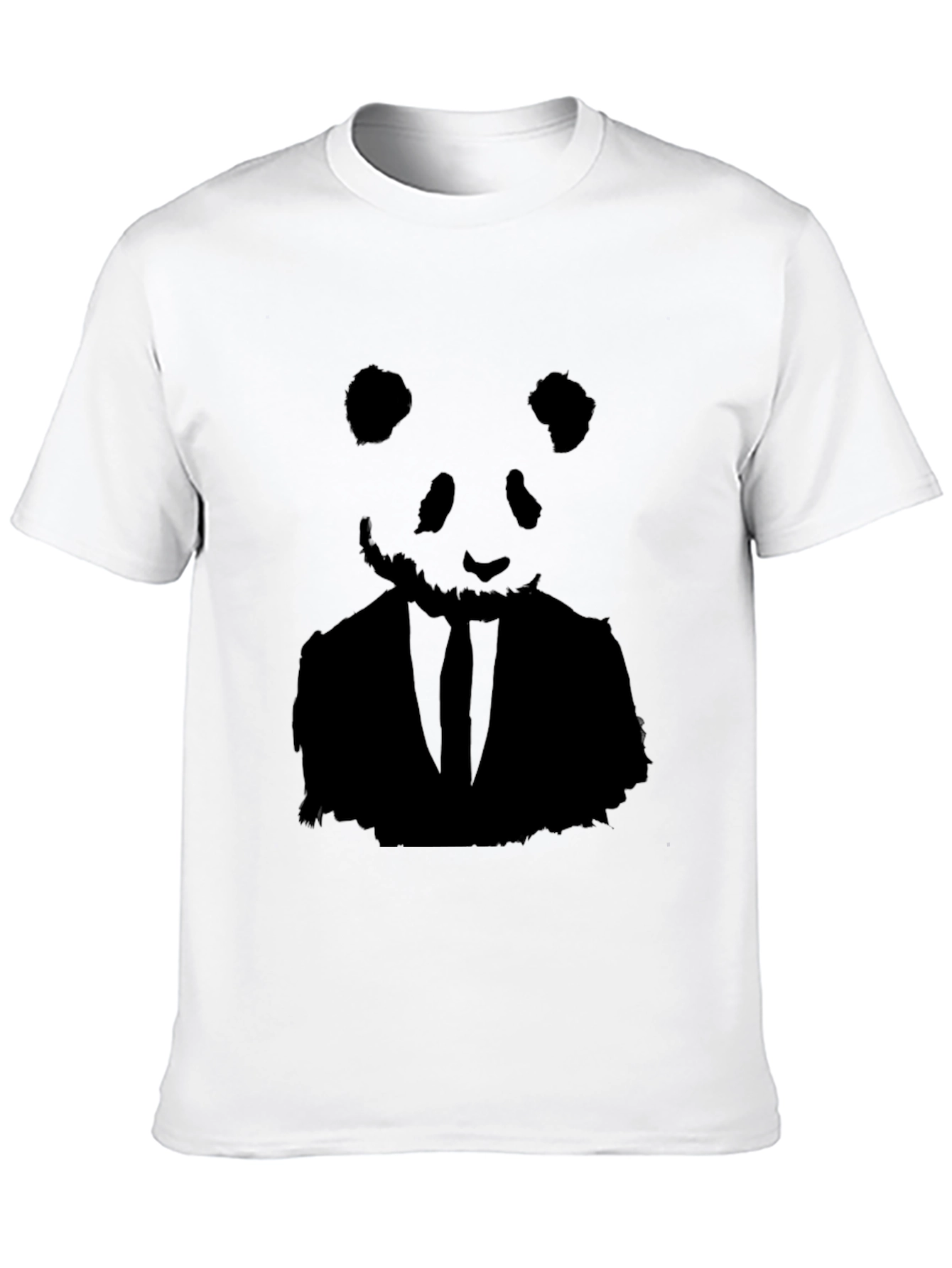 Panda Boss T-Shirt - Black Graphic Tee