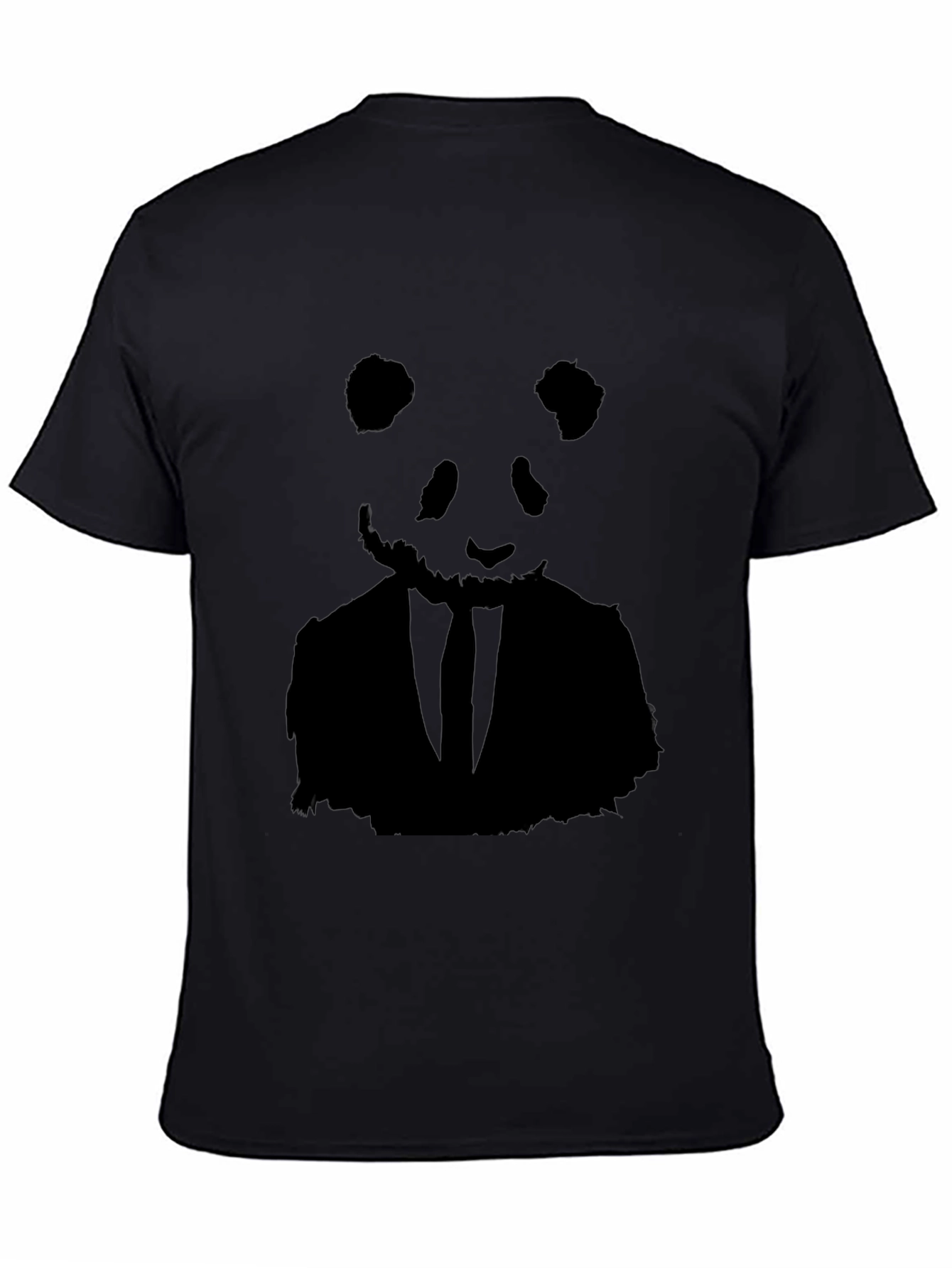 Panda Boss T-Shirt - Black Graphic Tee