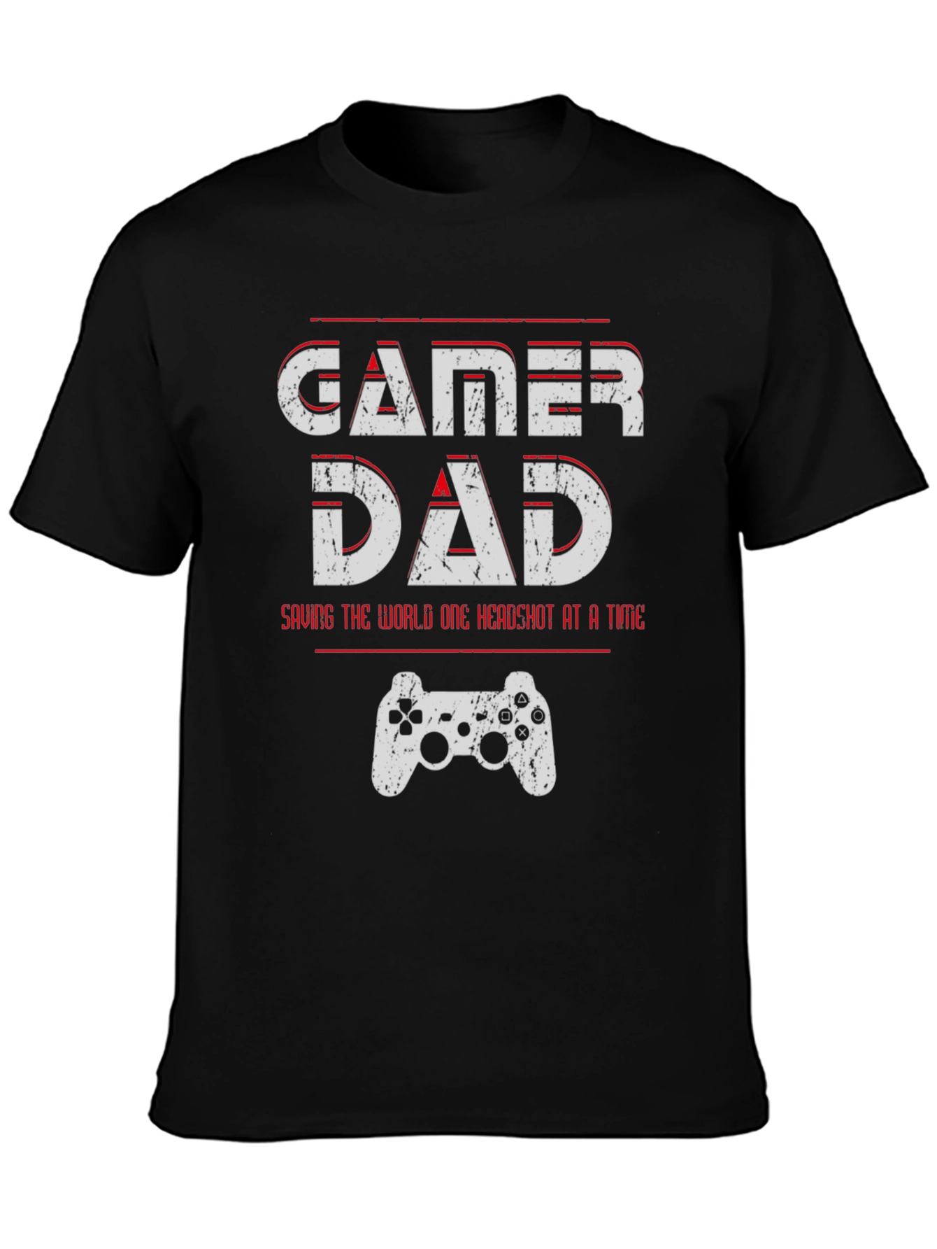 Gamer Dad T-Shirt - Level Up Your Dad Style!