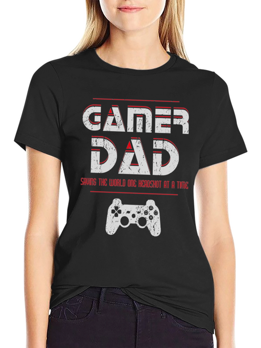 Gamer Dad T-Shirt - Level Up Your Dad Style!