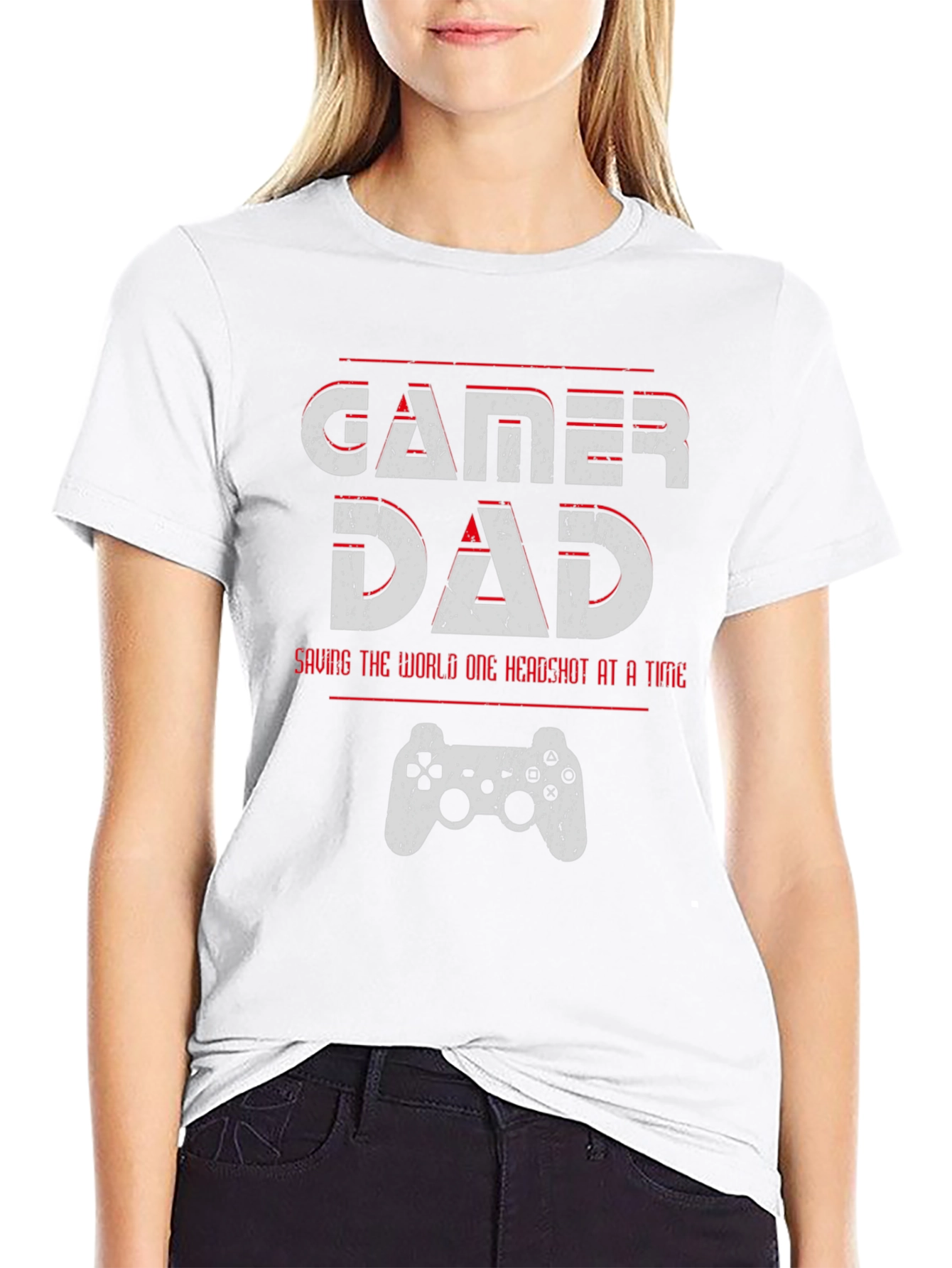 Gamer Dad T-Shirt - Level Up Your Dad Style!