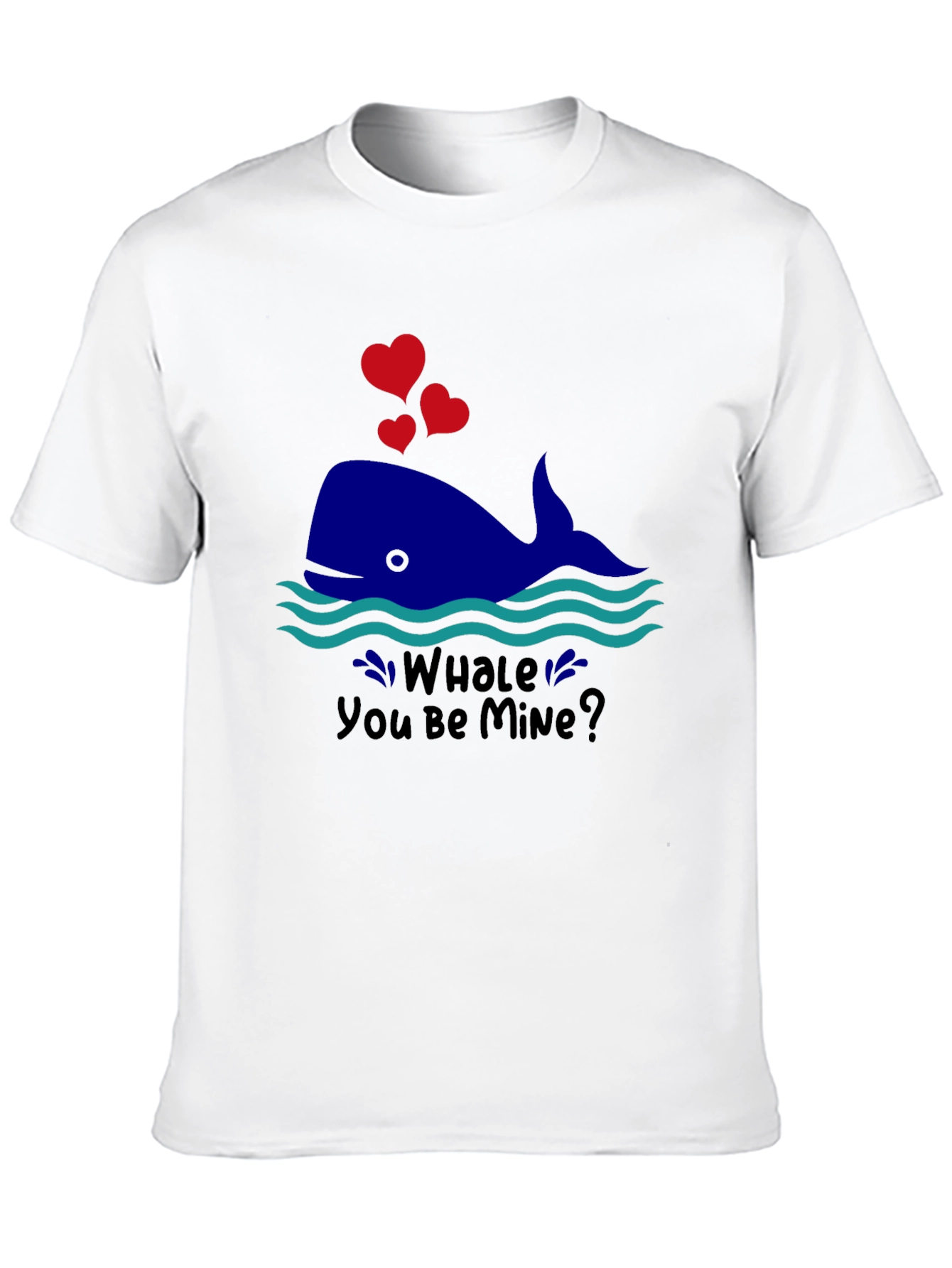 Whale You Be Mine Valentines T-Shirt