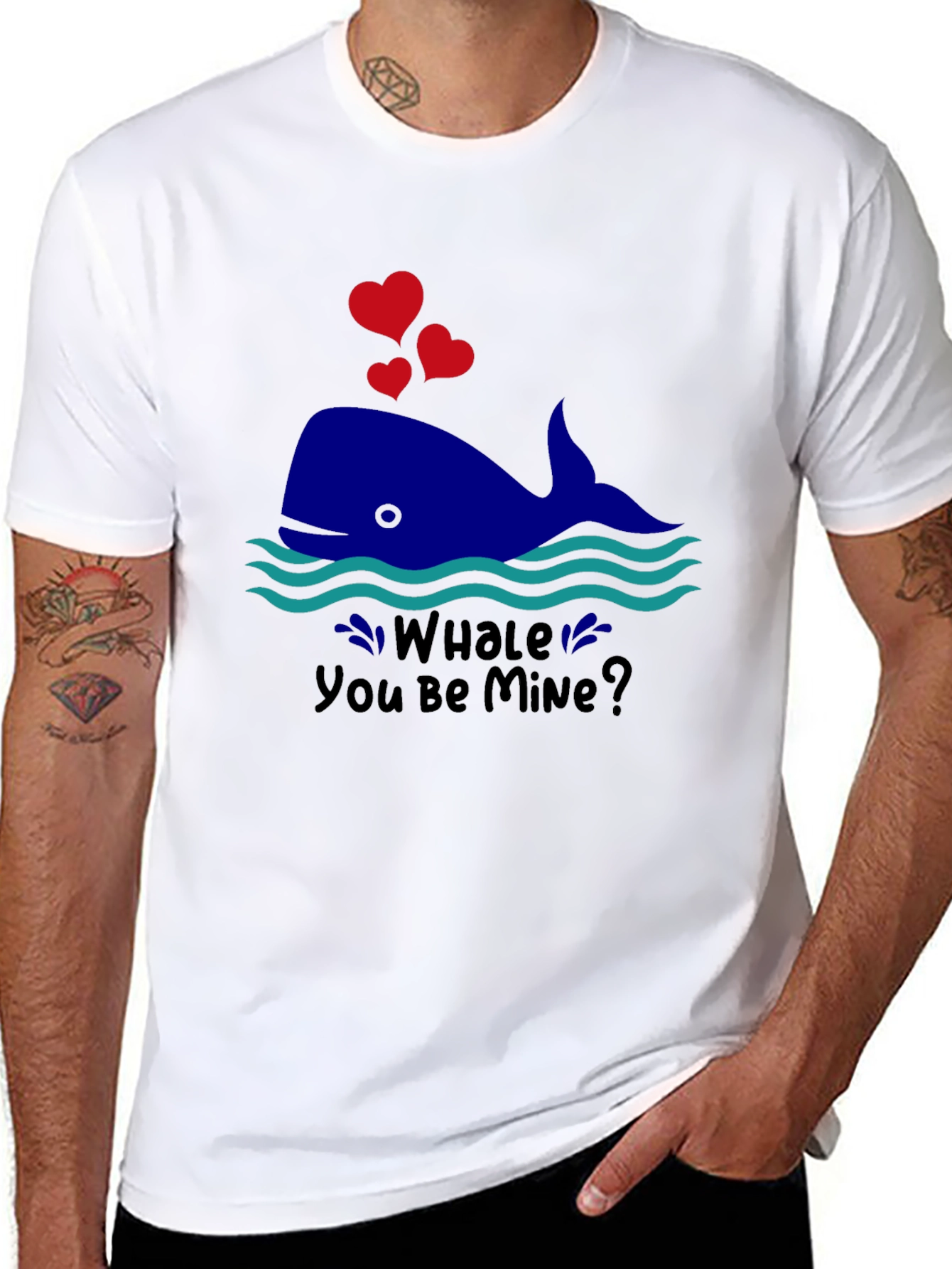 Whale You Be Mine Valentines T-Shirt