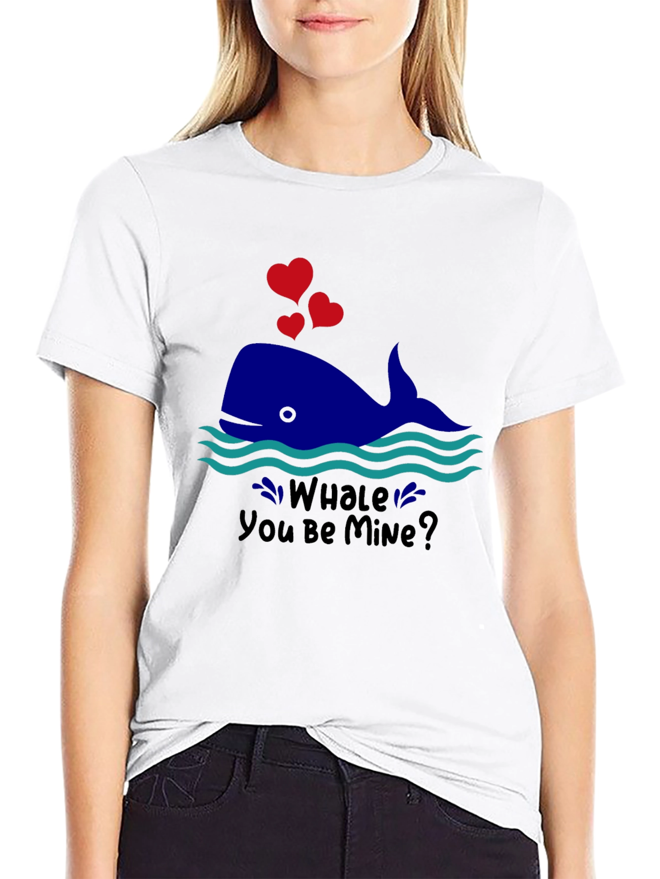 Whale You Be Mine Valentines T-Shirt