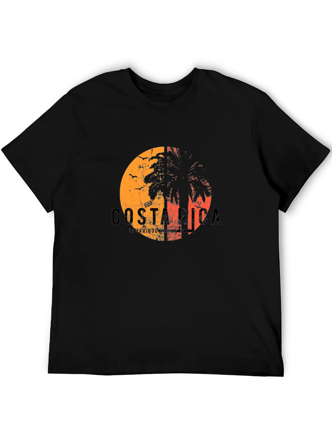 Costa Rica Graphic T-Shirt - Palm Tree Design